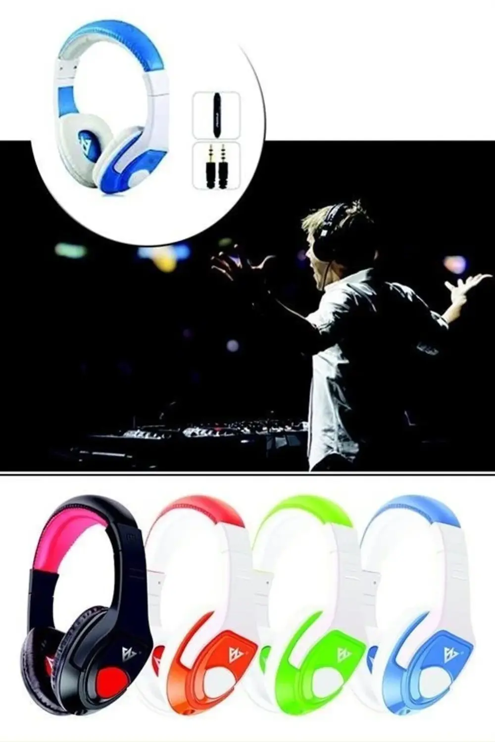 ® Vykon MQ4440mm Sürücülü Mikrofonlu Bilgisayar Kulaklığı Jak Gir