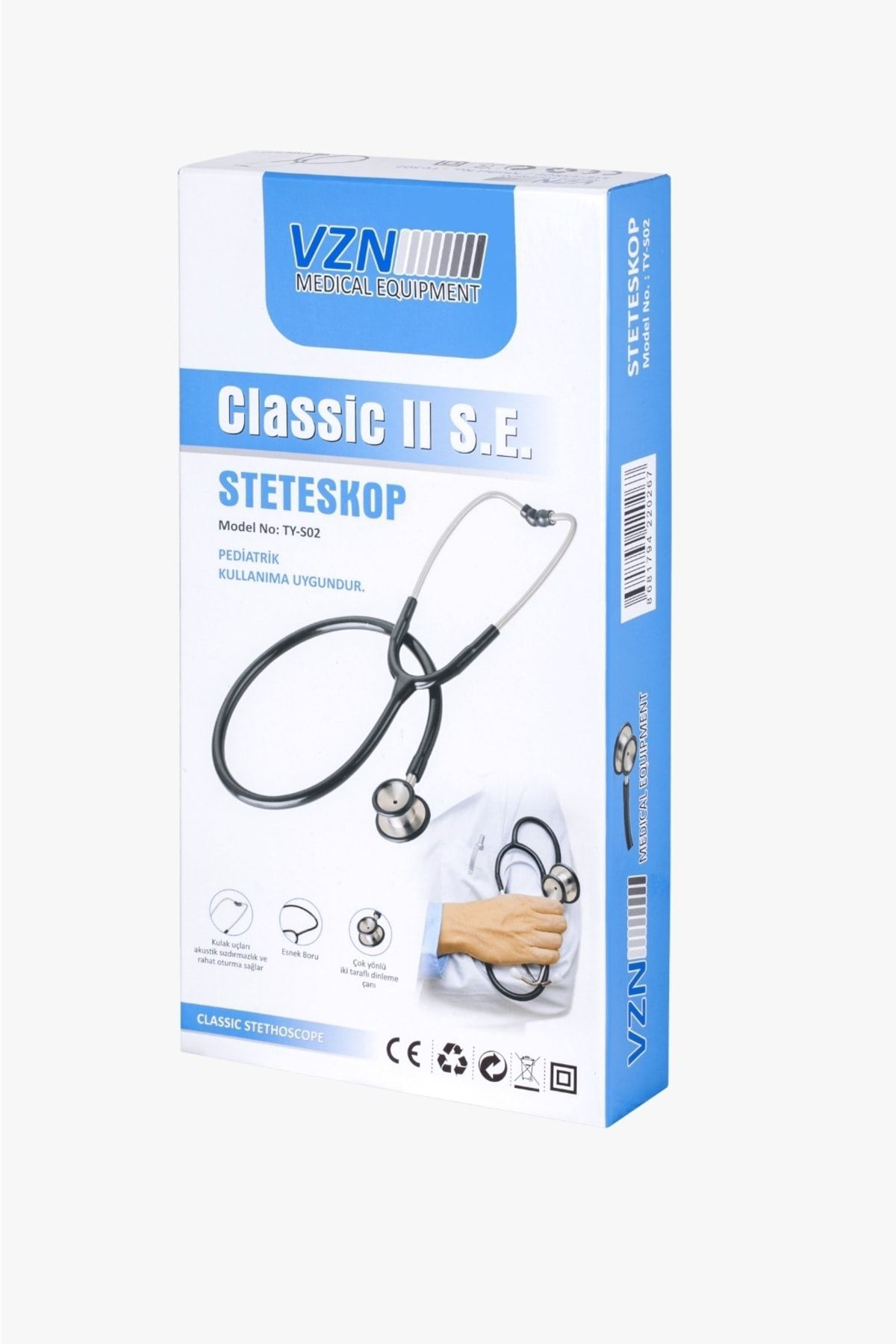 Medikal Vzn Çift Tarafli Steteskop Ty-S02