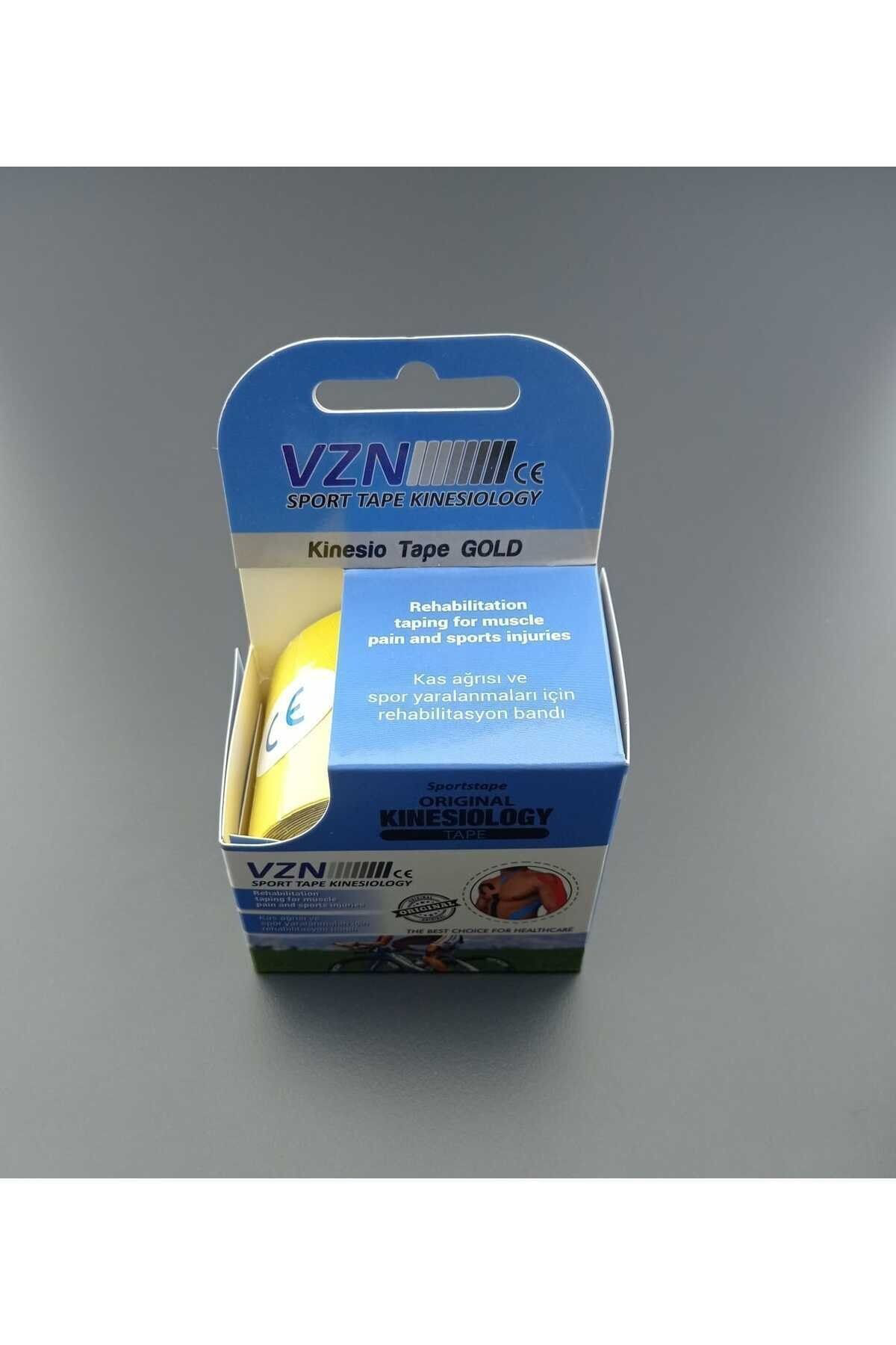 Vzn Kinesio Tape Ağrı Bandı 5m*5cm Sarı