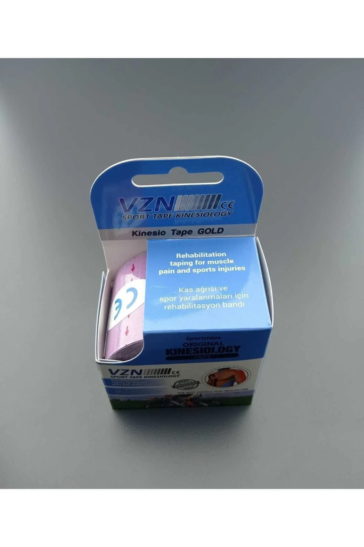 VZN KİNESİO TAPE AĞRI BANDI 5M*5CM LİLA