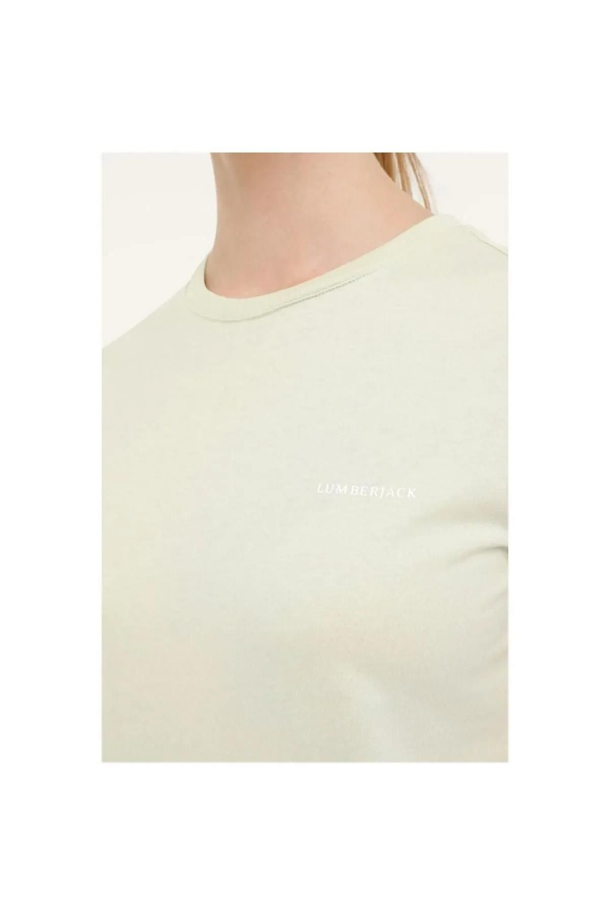 Lumberjack W-Ct122 C Neck T-Sh 4Fx Bejkadın Kısa Kol T-Shirt