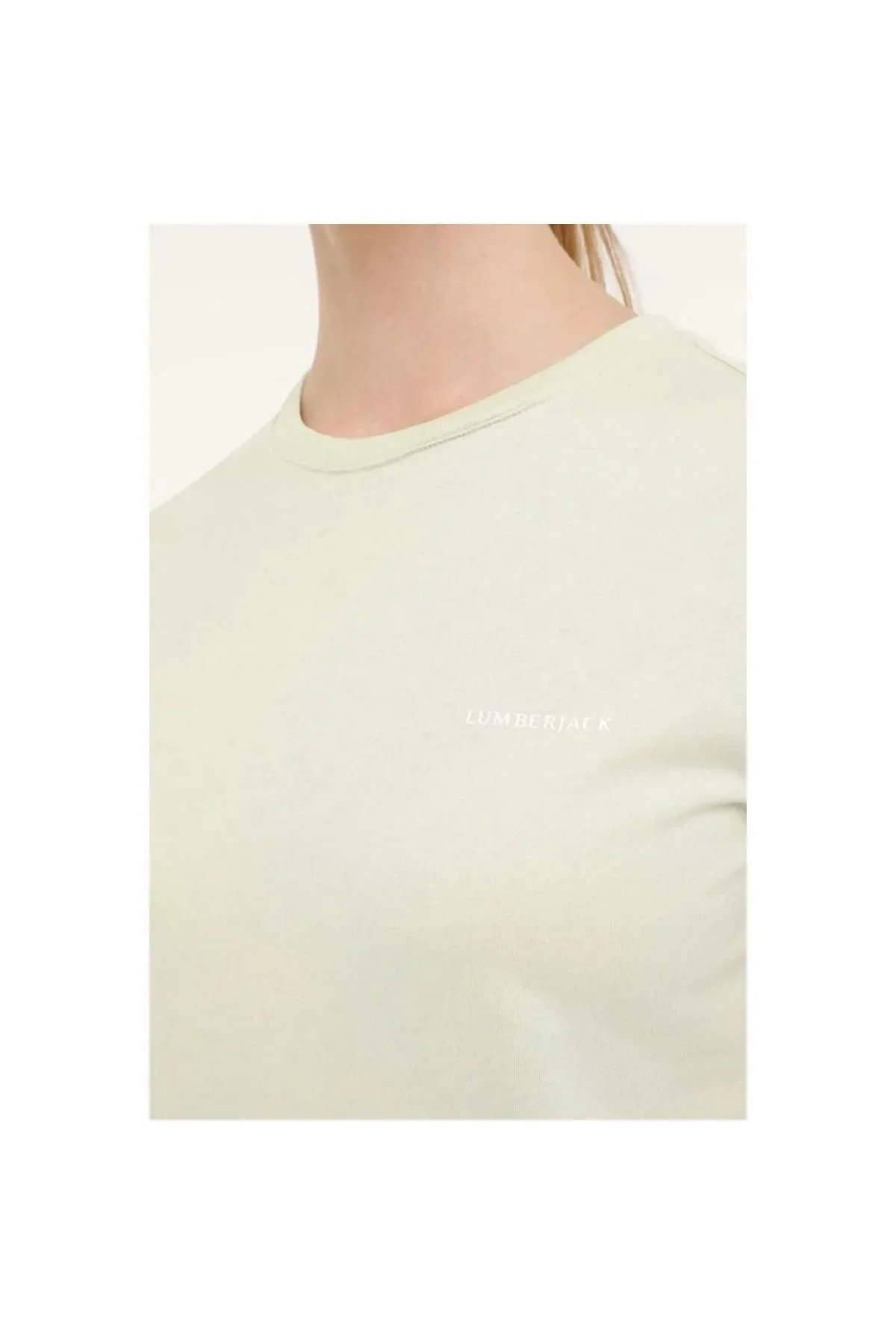 W-CT122 C NECK T-SH 4FX BejKadın Kısa Kol T-Shirt