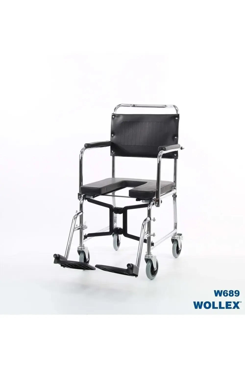 W689 Klozetli Tekerlekli Banyo Sandalyesi