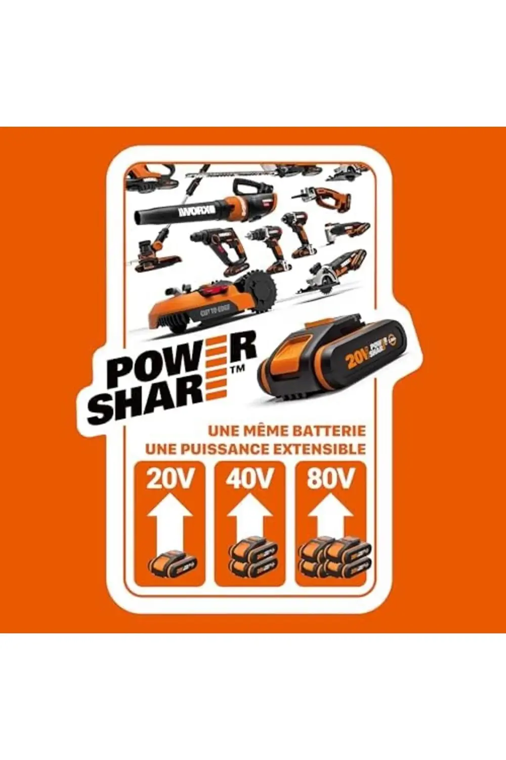 WA3867 20Volt Li-ion PowerShare Hızlı Akü Şarj Cihazı 1088605