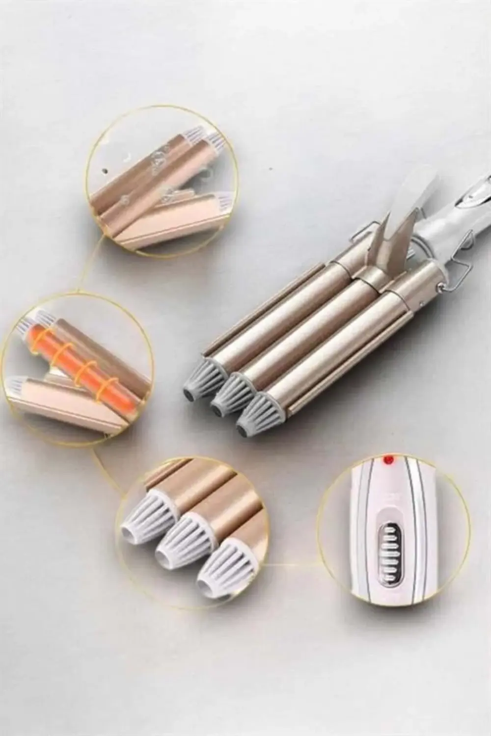 Wag Maşa Doğal ve Hacimli Bukleler için İdeal Saç Şekillendirme A