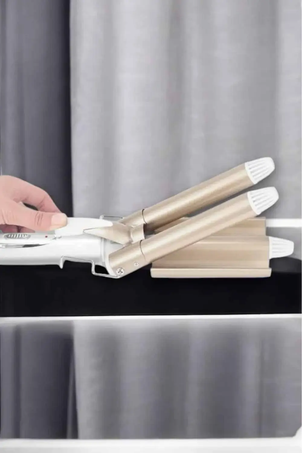 Wag Maşa Doğal ve Hacimli Bukleler için İdeal Saç Şekillendirme A