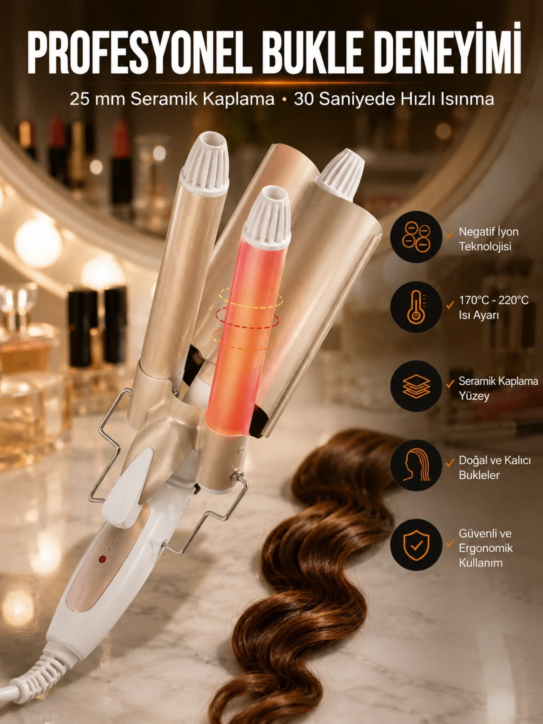Wag Maşa Negatif İyon Teknolojili Isı Ayarlı Saç Maşası Fiyatı, Yorumları ve Özellikleri