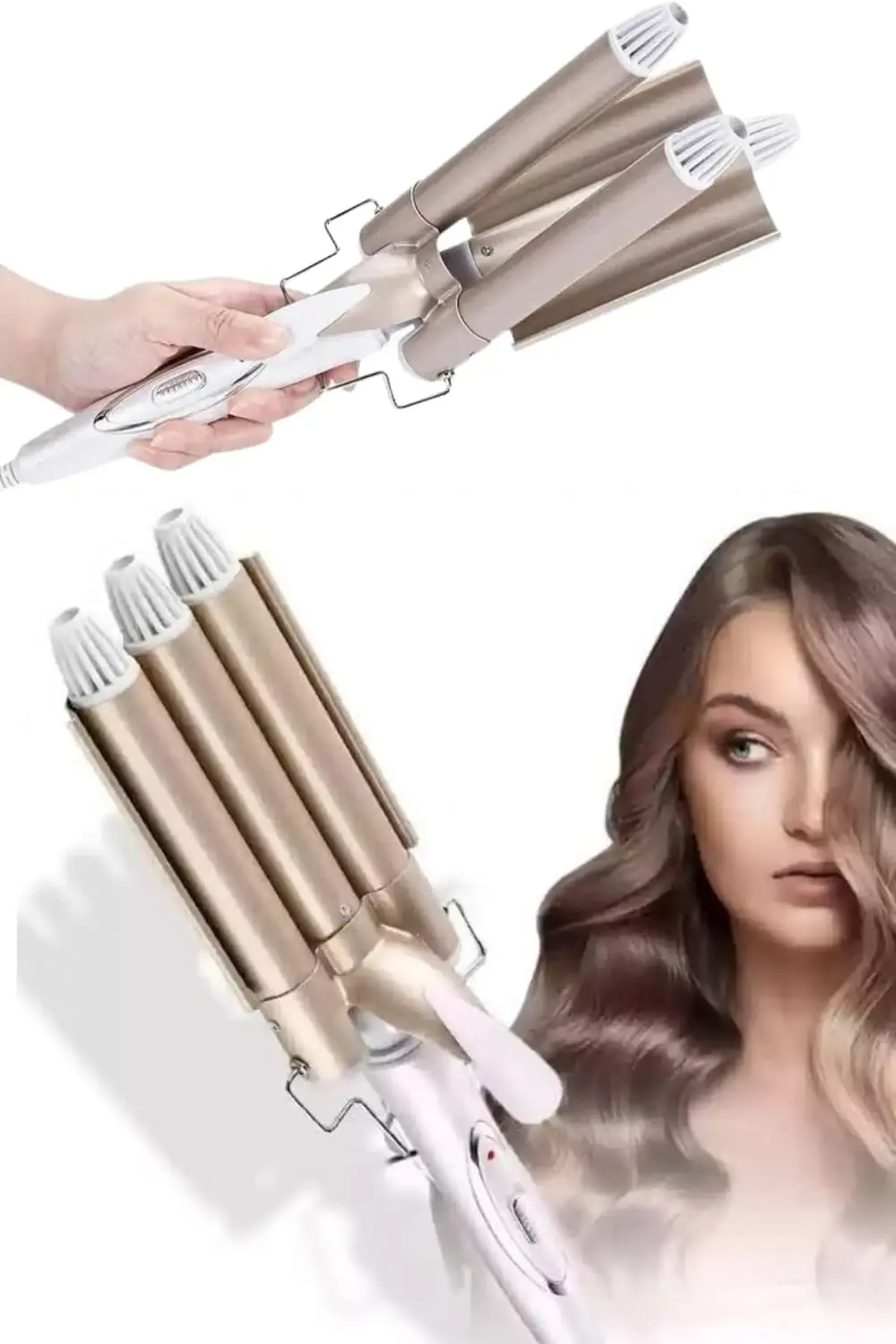 Wag Maşa Profesyonel Saç Şekillendirici İyon Özellikli Isı Kademe