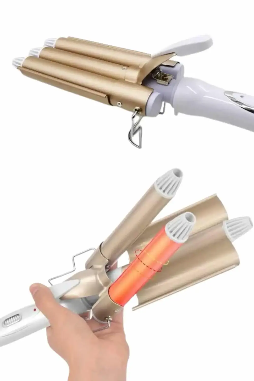 Wag Maşa Profesyonel Saç Şekillendirici İyon Özellikli Isı Kademe