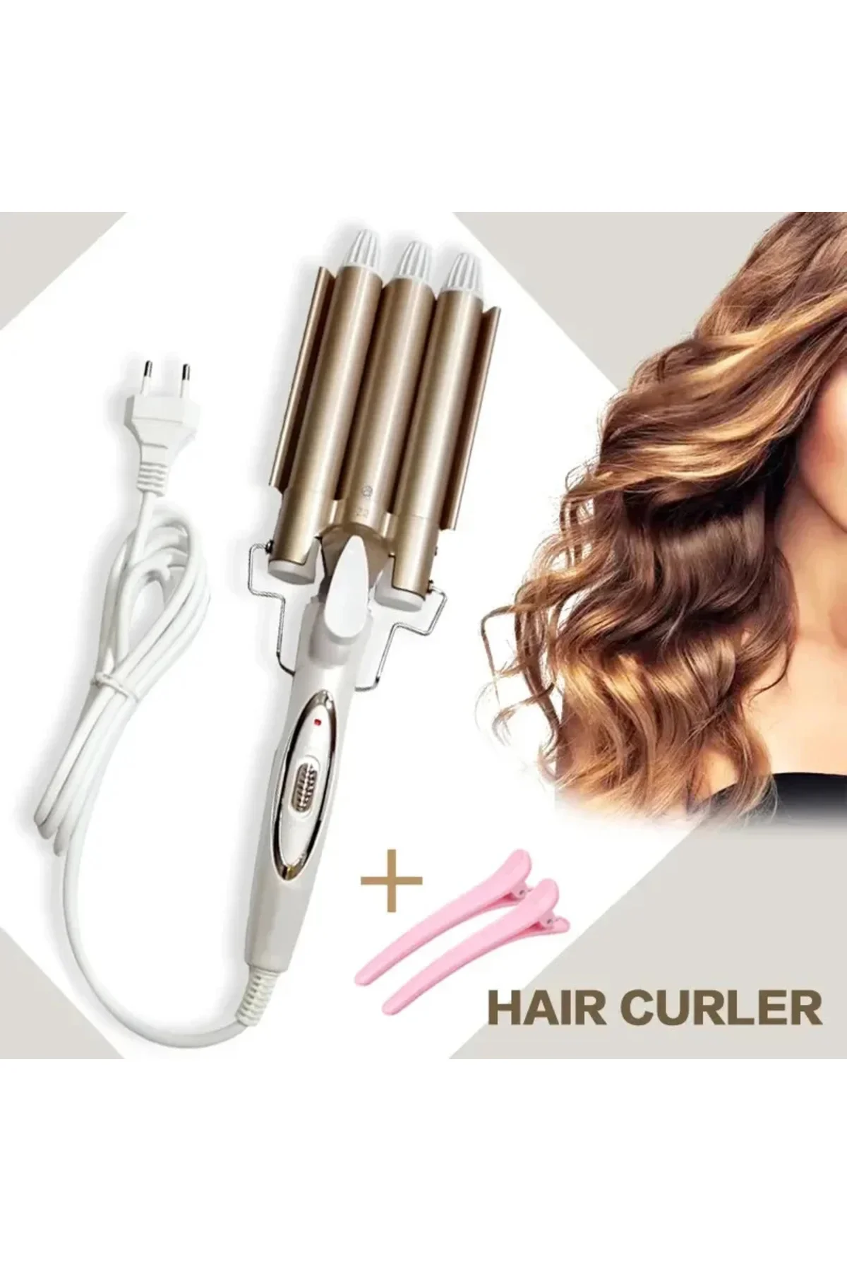 Wag Maşa Su Dalgası Maşası 28 mm Bukle Wag Maşa Su Dalgası Maşası 28 mm Bukle
