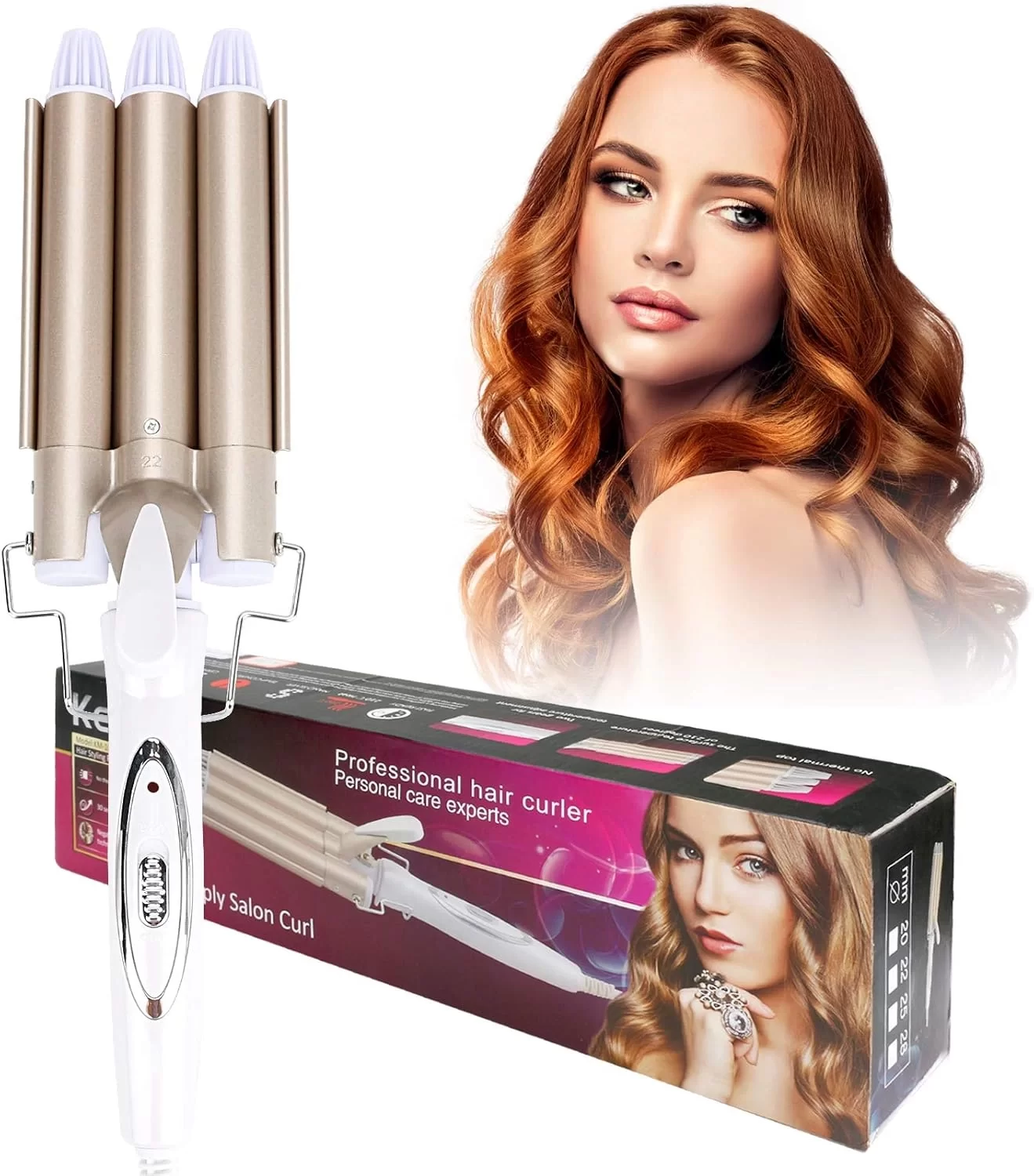 Wag Maşa Su Dalgası Maşası 28 mm Bukle (4741)