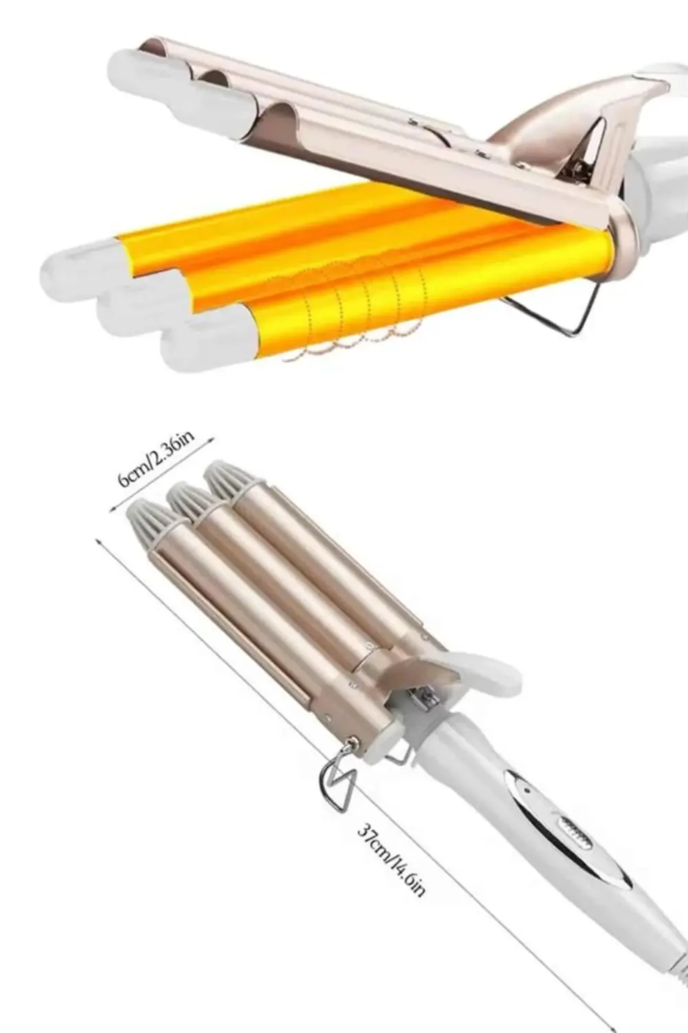 Wag Maşa Yeni Nesil Yüksek Isı Ayarlı Seramik Kaplama Saç Şekille