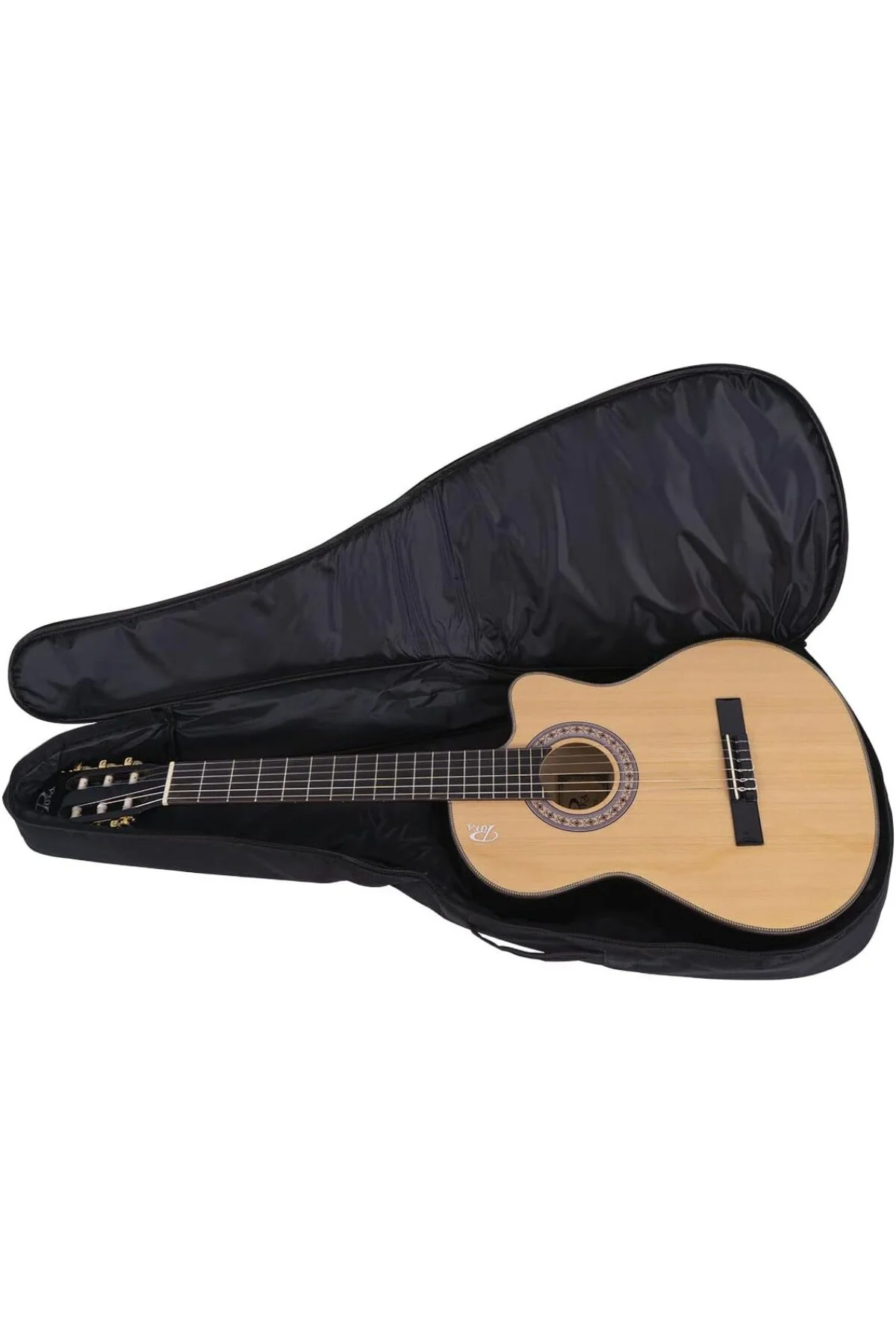 Wagon Case 01 Serisi Klasik Gitar Çantası - Siyah