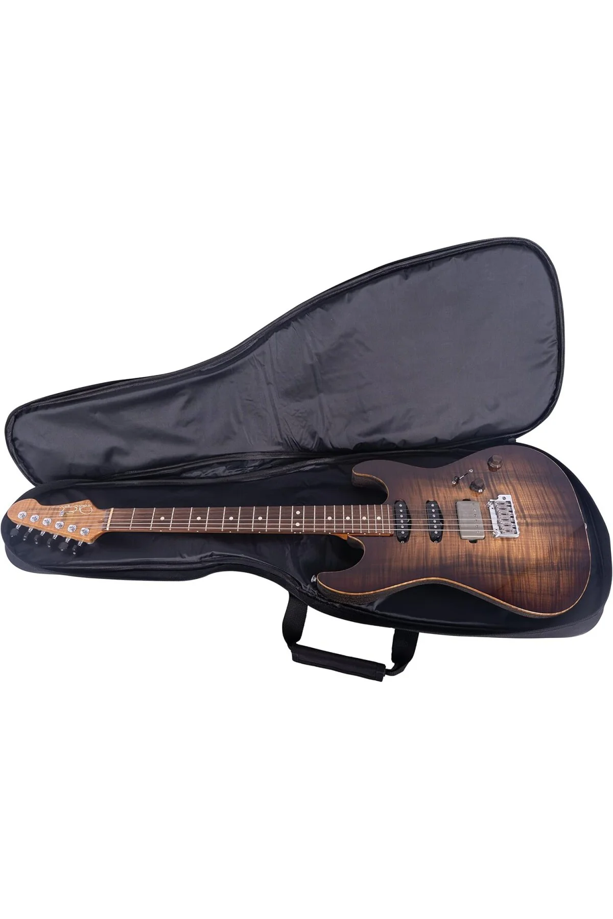 Wagon Case 01 Serisi Elektro Gitar Çantası - Siyah