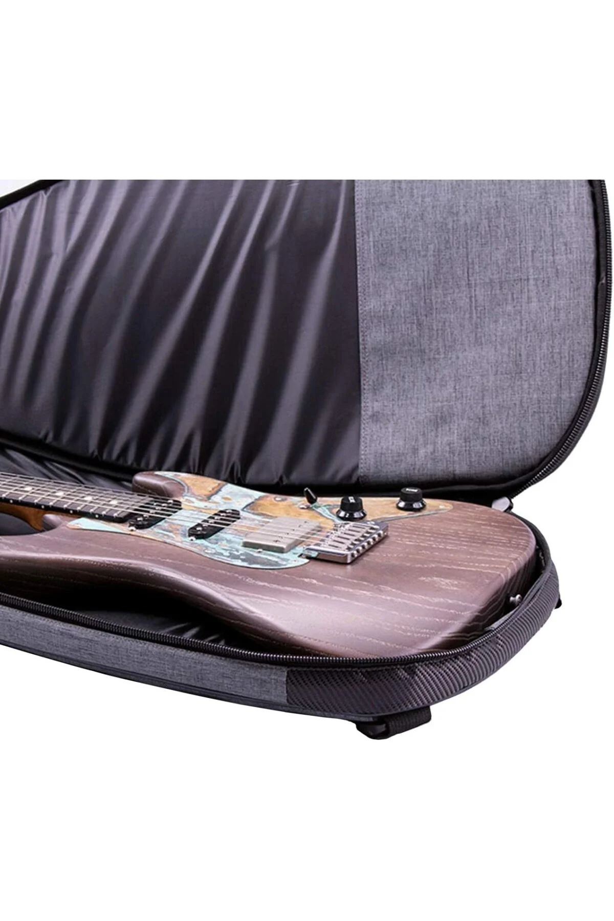 Wagon Case 03 Serisi Gri Elektro Gitar Taşıma Çantası