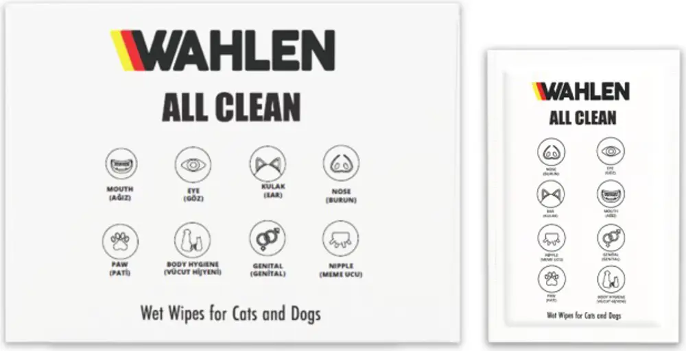 Wahlen Pet All Clean 50'Li (Nano Silver Islak Mendil)