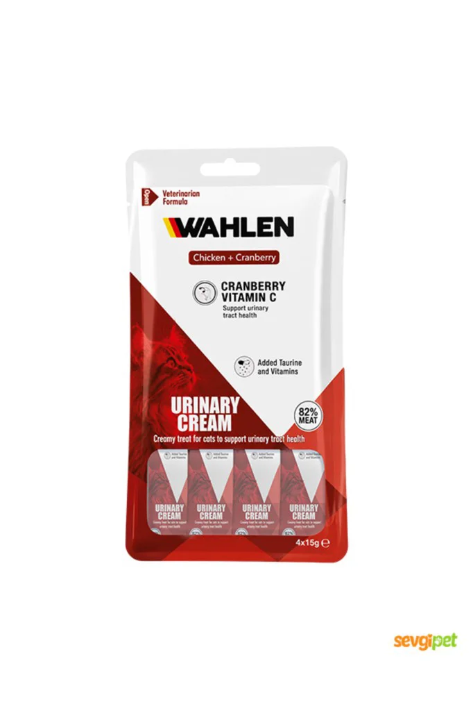 Wahlen Urinary Sağlığı İçerikli Krema Kedi Ödülü 4x15 gr