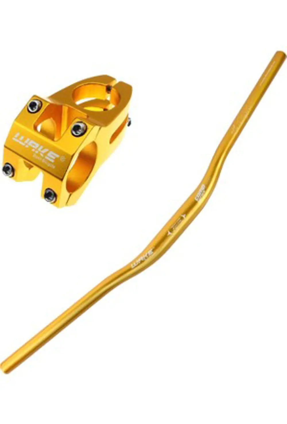 Wake Alüminyum 31.8 780mm Riser Mtb Gidonu + Gidon Boğazı Seti