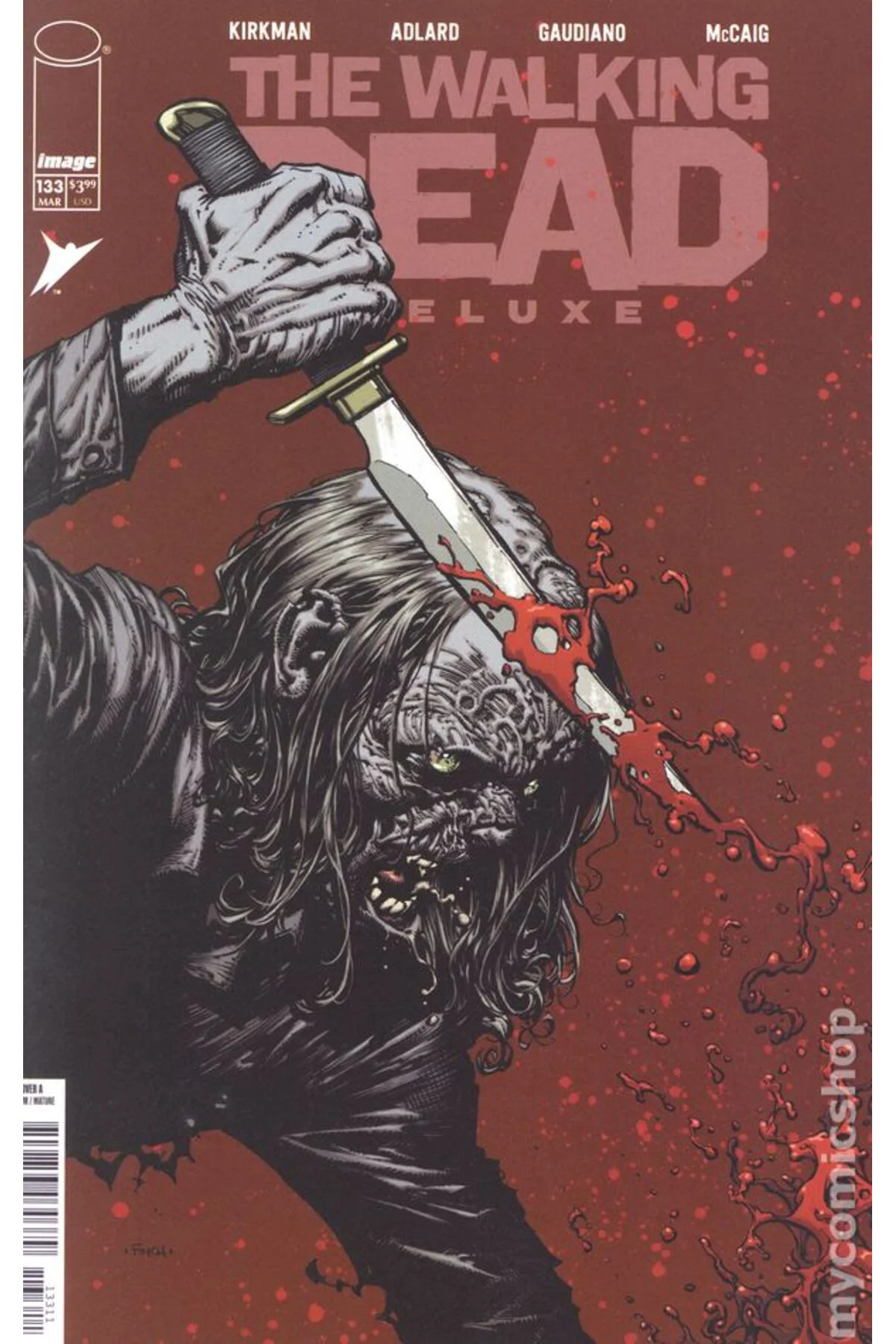 Walking Dead Deluxe #133A (ingilizce)