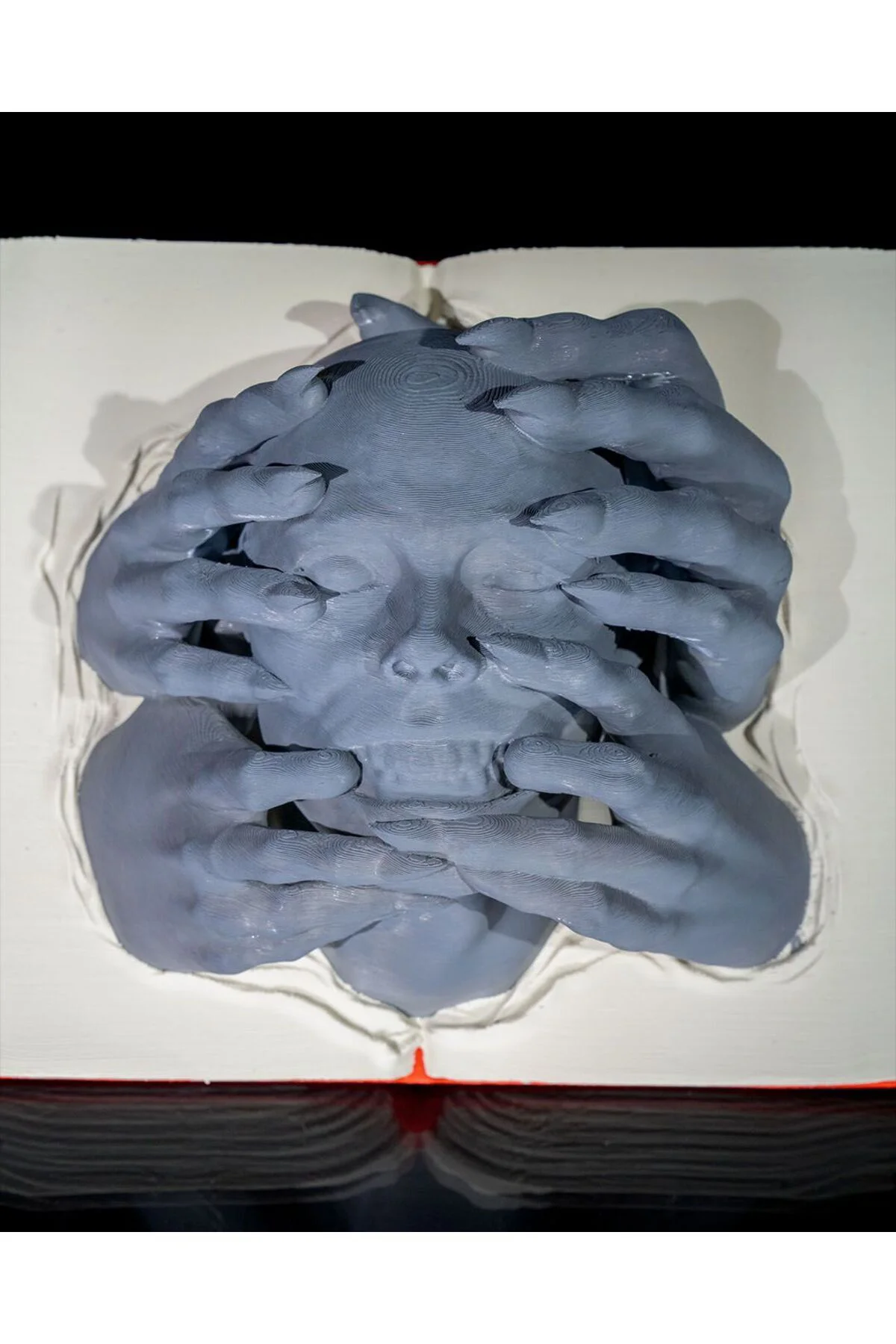 Walking Dead Obje Zombi Boyutlu Kitap Dekoratif Obje 16CM