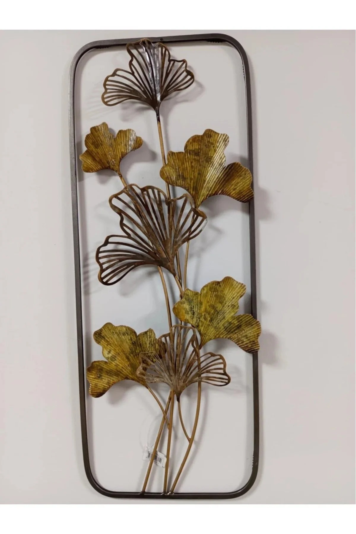 Wand Ginkgo Metal Duvar Dekoru 28.6*74.3*3.8 cm