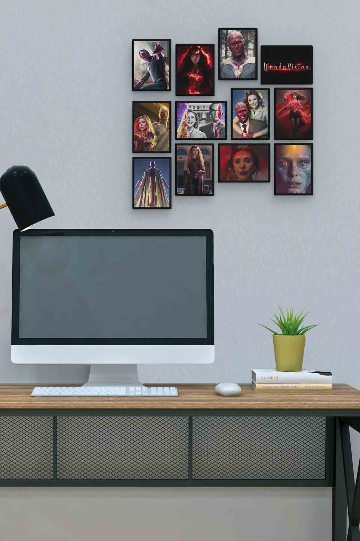 Wanda Vision 12 Parça Mdf (ahşap) Tablo Ofis Boyu 