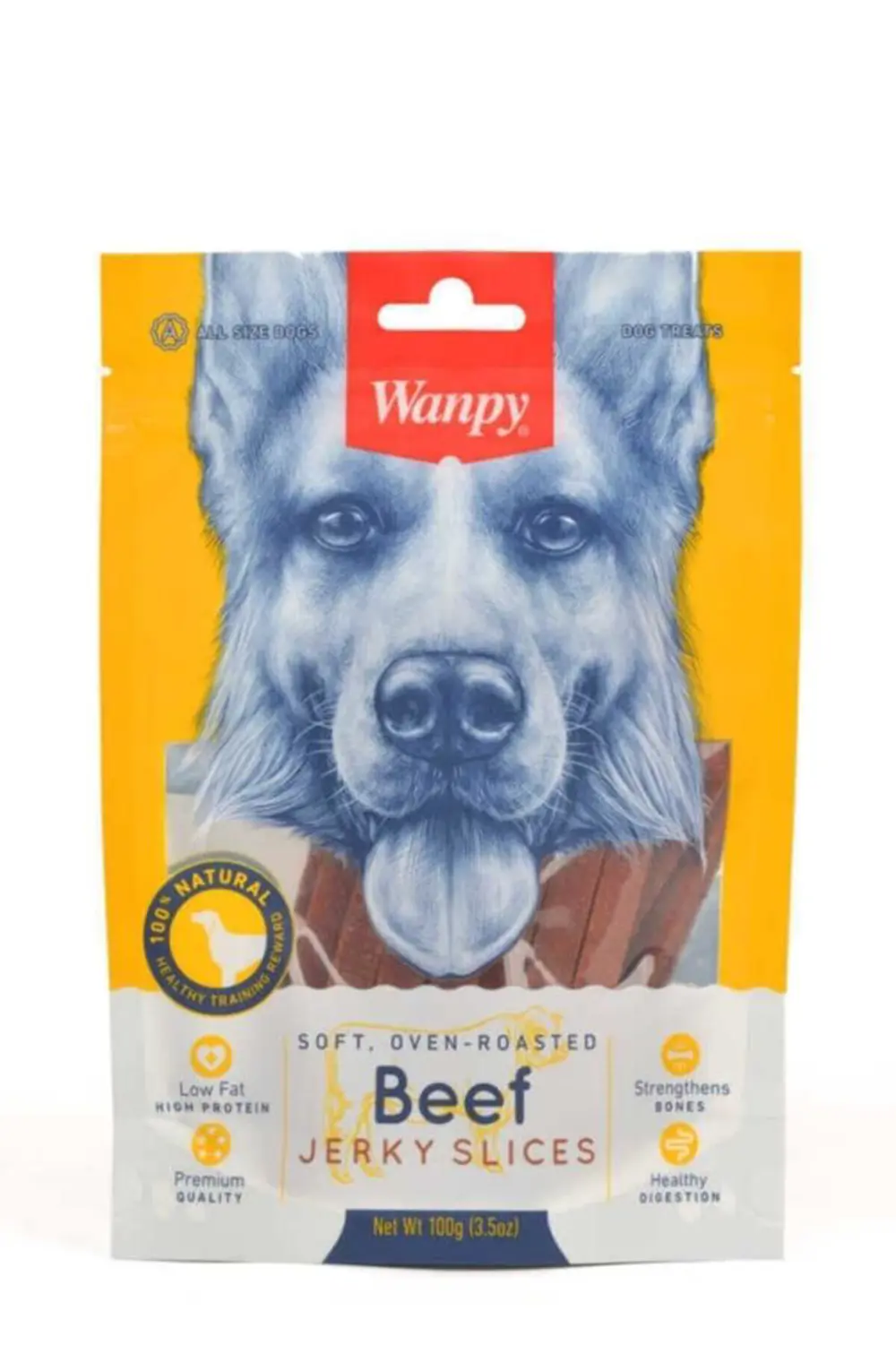 Wanpy Gerçek Biftek Fileto 100 gr MA-04S Köpek Ödülü
