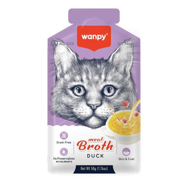 Wanpy Kediler için Ördek Eti Çorbası 50gr