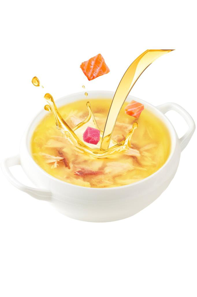 Wanpy Kediler için Karidesli Ton Balığı Eti Çorbası 50gr Wanpy Kediler için Karidesli Ton Balığı Eti Çorbası 50gr