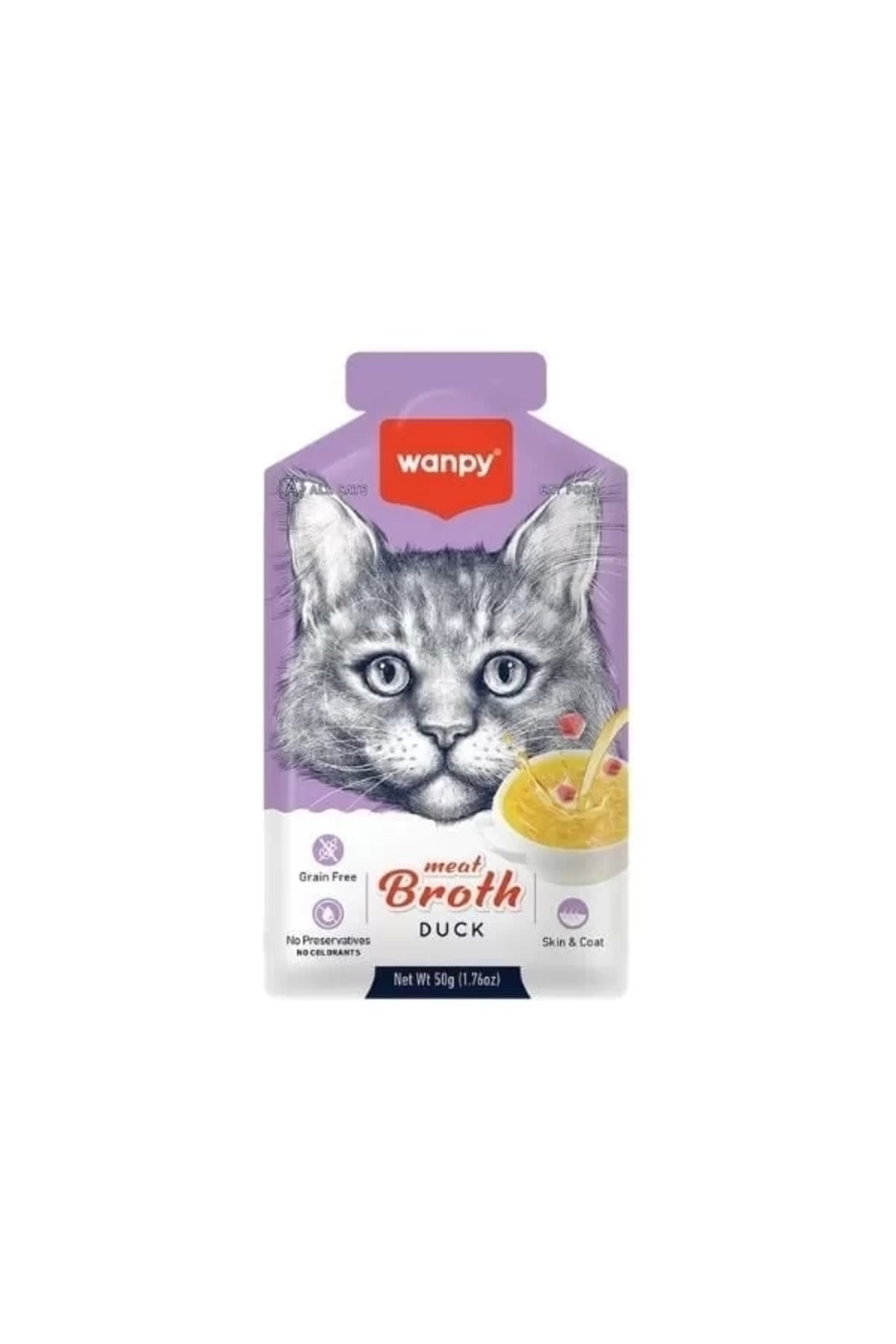Butik Wanpy Ördek Etli Tahılsız Kedi Çorbası 50 Gr