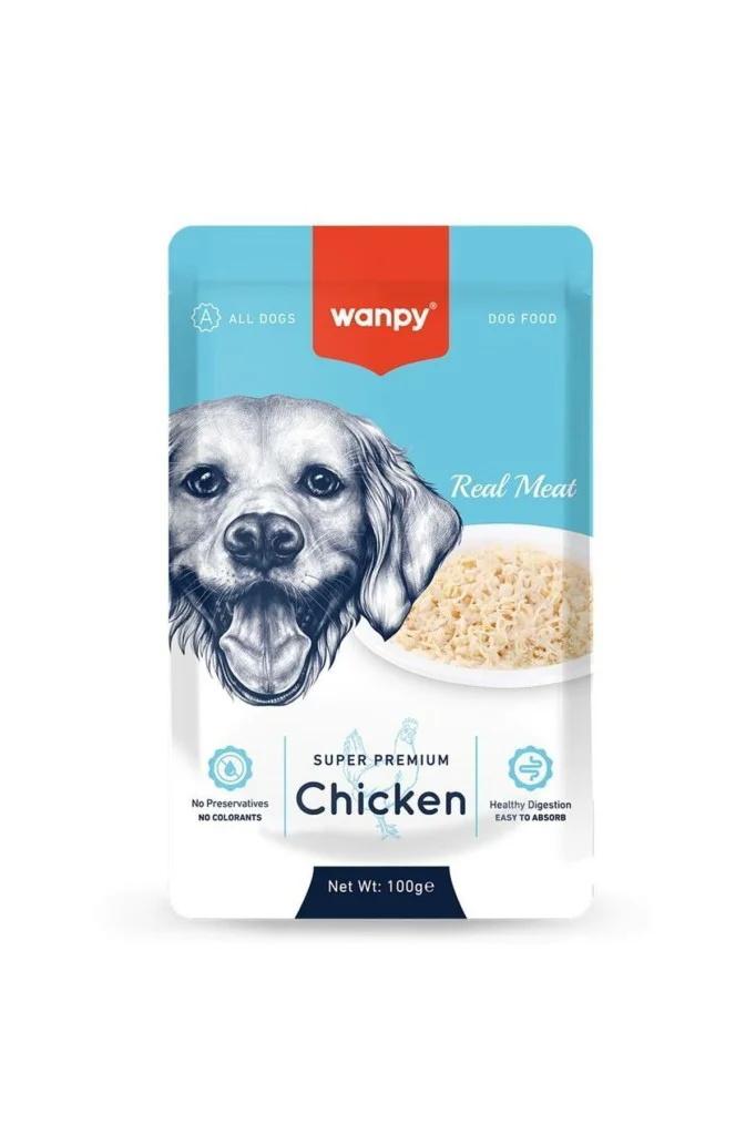 Wanpy Pouch Tavuklu Köpek Konserve 100 gr