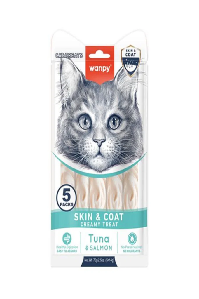 Wanpy Skin&Coat Tüy ve Deri Sağlığı Ton Balığı ve Somonlu Sıvı Öd