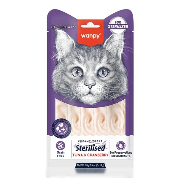 Wanpy Sterilised Ton Balıklı & Kızılcıklı Kısırlaştırılmış Sıvı K