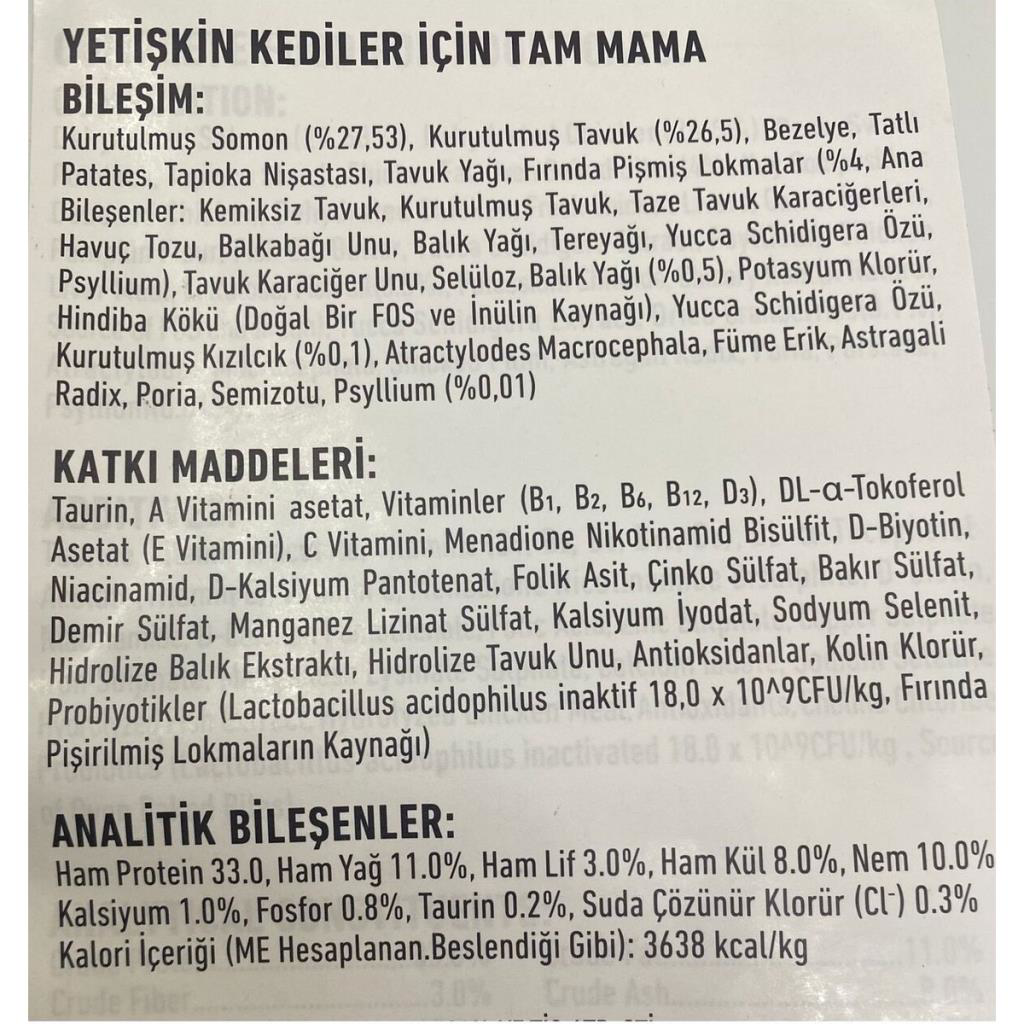Wanpy Tahılsız Somonlu Yetişkin Kedi Maması 1,5 kg Wanpy Tahılsız Somonlu Yetişkin Kedi Maması 1,5 kg