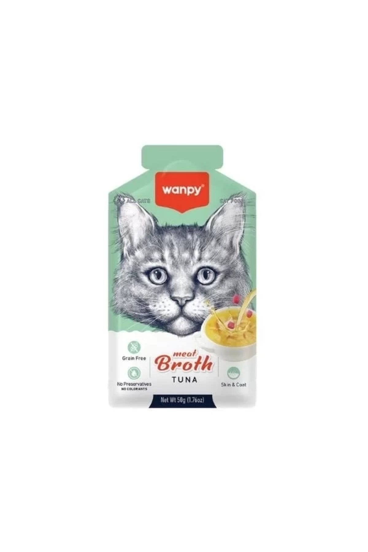 Butik Wanpy Ton Balıklı Tahılsız Kedi Çorbası 50 Gr