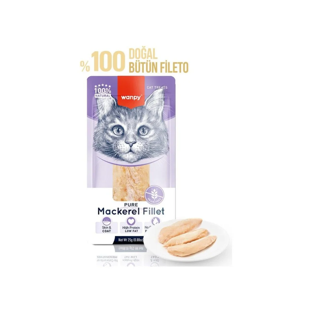 Wanpy Uskumru Fileto Kedi Ödülü 25 gr