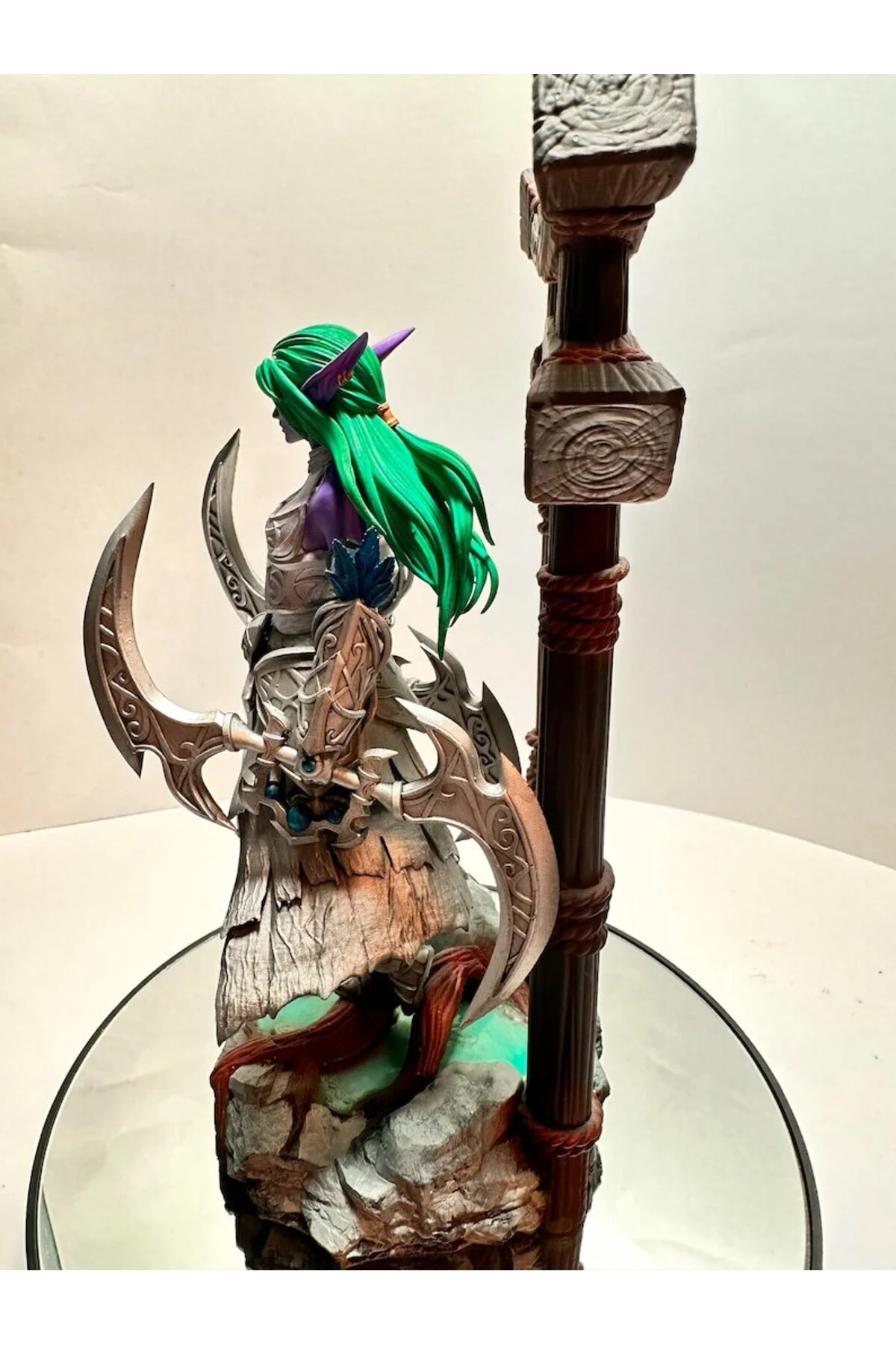 Warcraft Tyrande Whisperwind Figür WOW Night Warrior Figür Büyük Boy 25CM