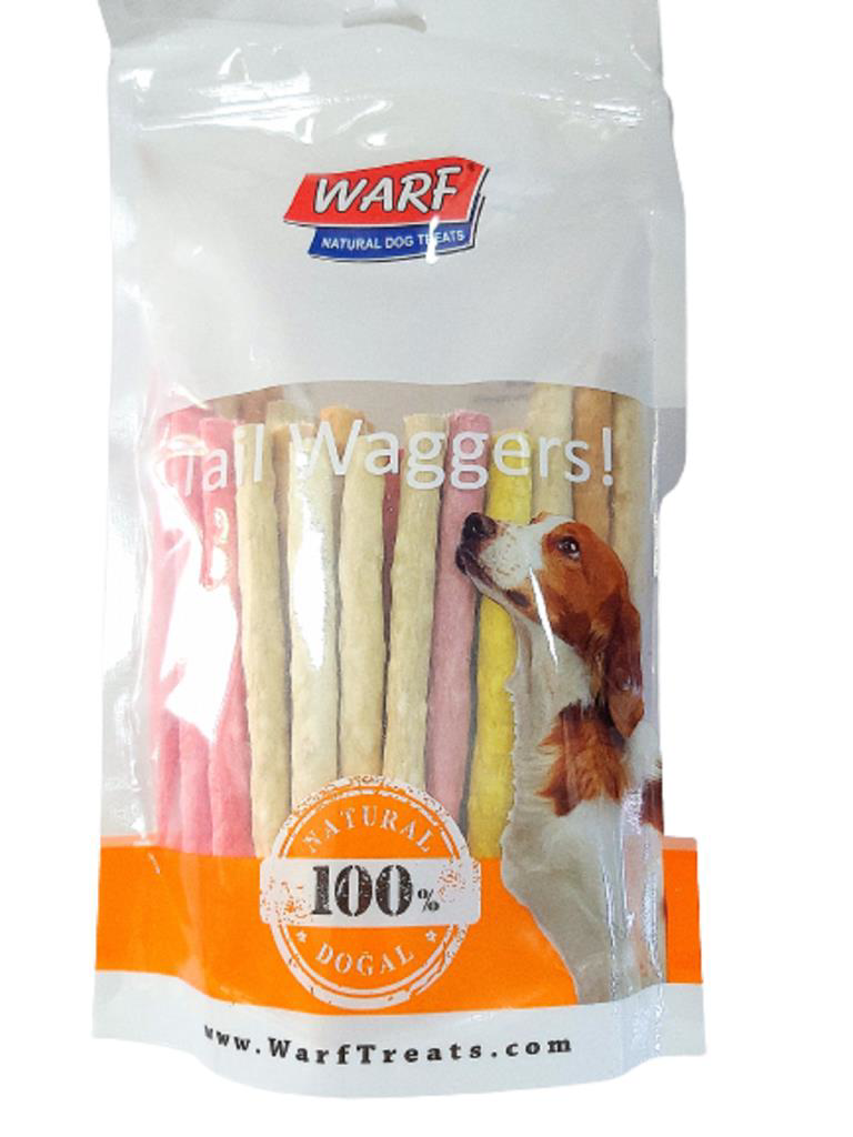 Warf Munchy Çubuk Renkli Köpek Ödülü 40' lı Paket Warf Munchy Çubuk Renkli Köpek Ödülü 40' lı Paket