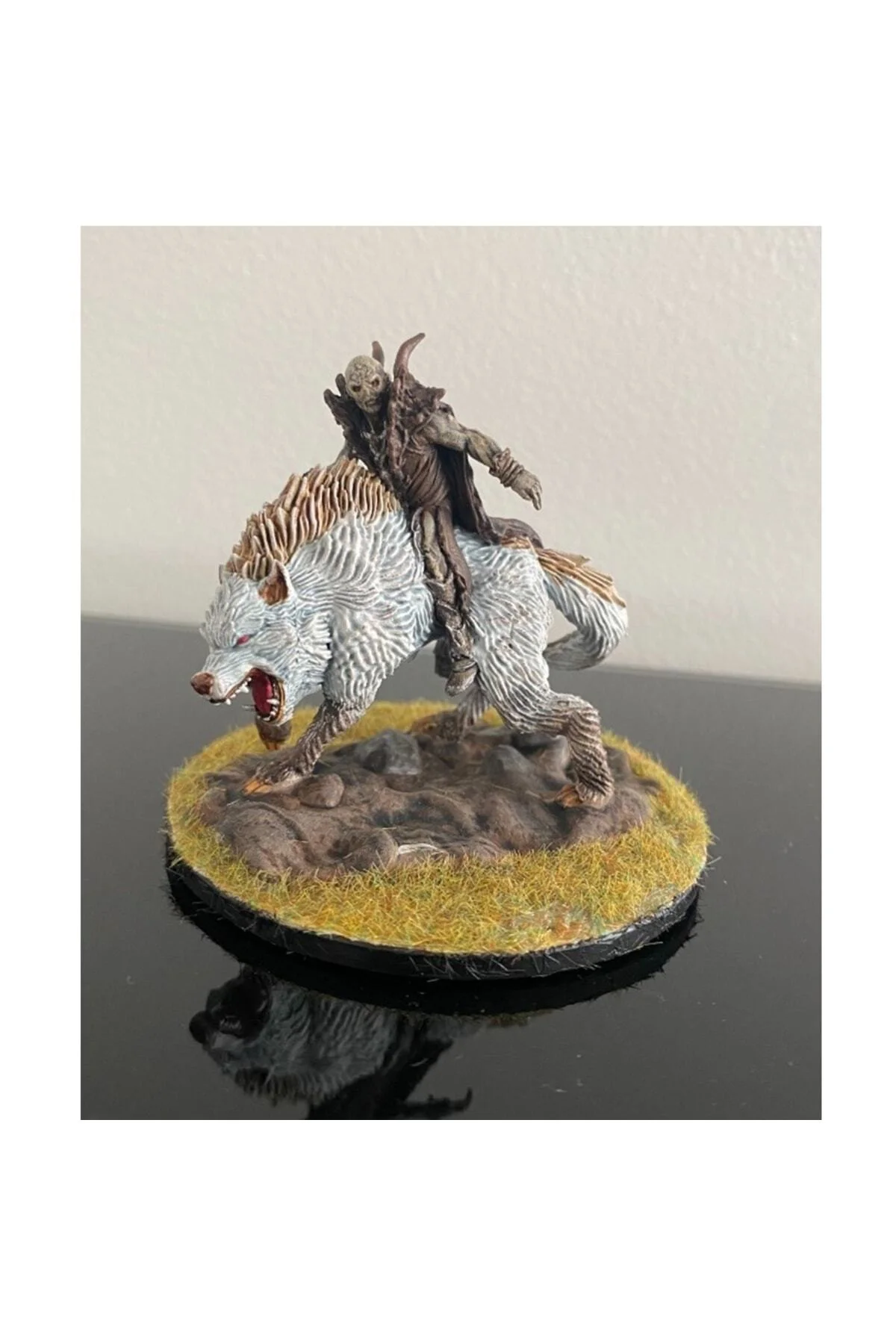 Warg'ın Üstündeki Ork Yüzüklerin Efendisi Lotr Boyalı Figür 15 Cm
