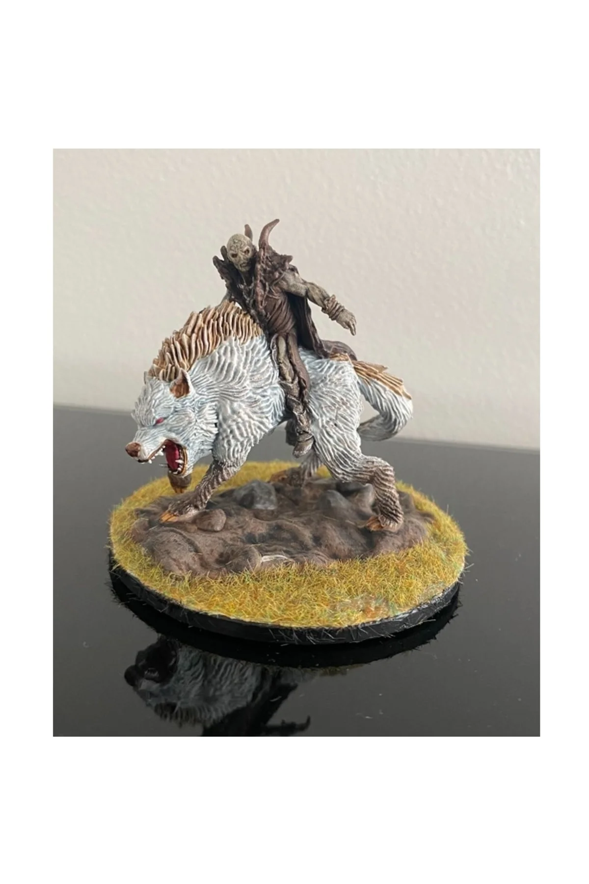 Warg'ın Üstündeki Ork Yüzüklerin Efendisi Lotr Boyalı Figür 15 Cm