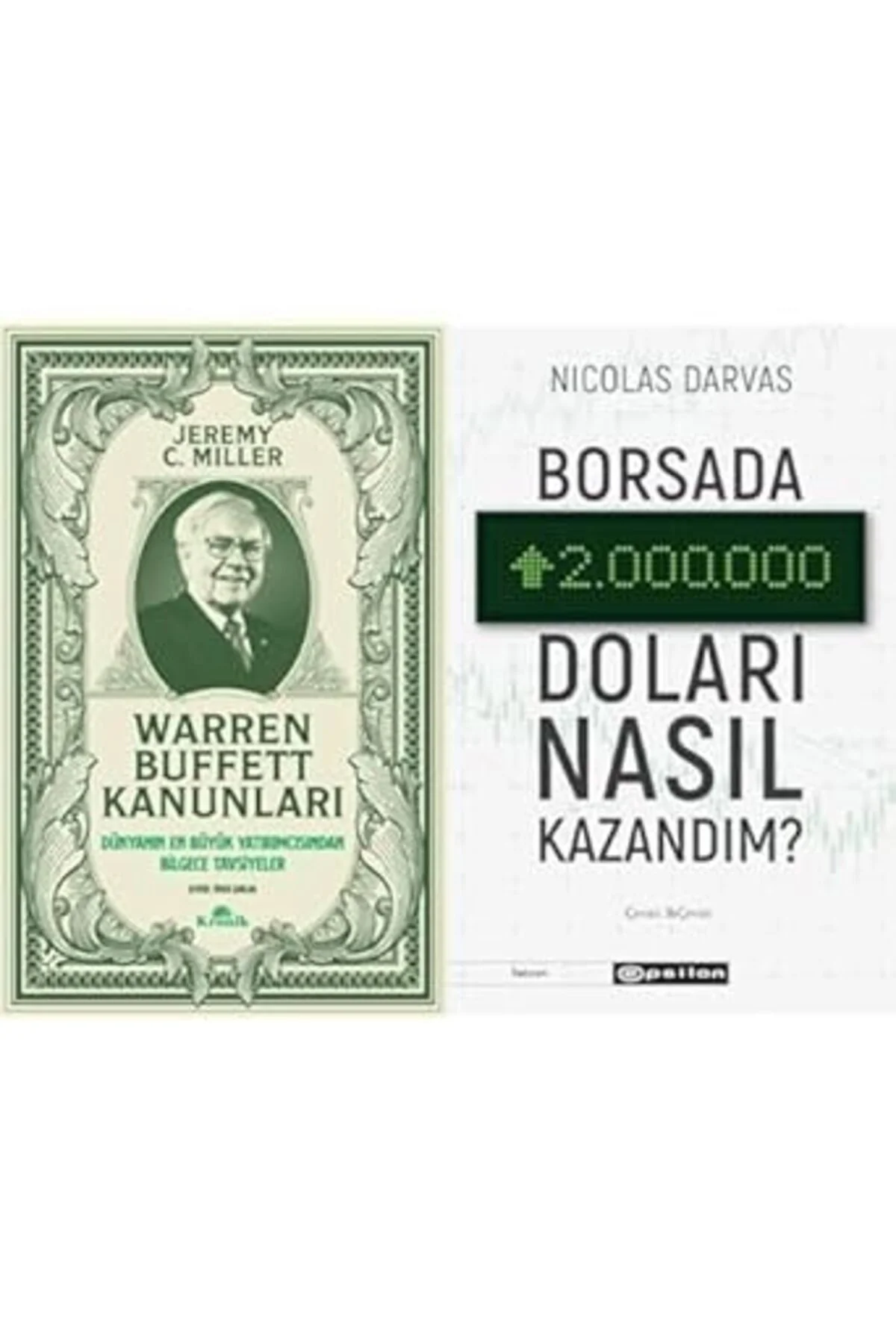 WARREN BUFFETT KANUNLARI+BORSADA 2000000 DOLARI NASIL KAZANDIM= 2 SET Fiyatı, Yorumları ve Özellikleri