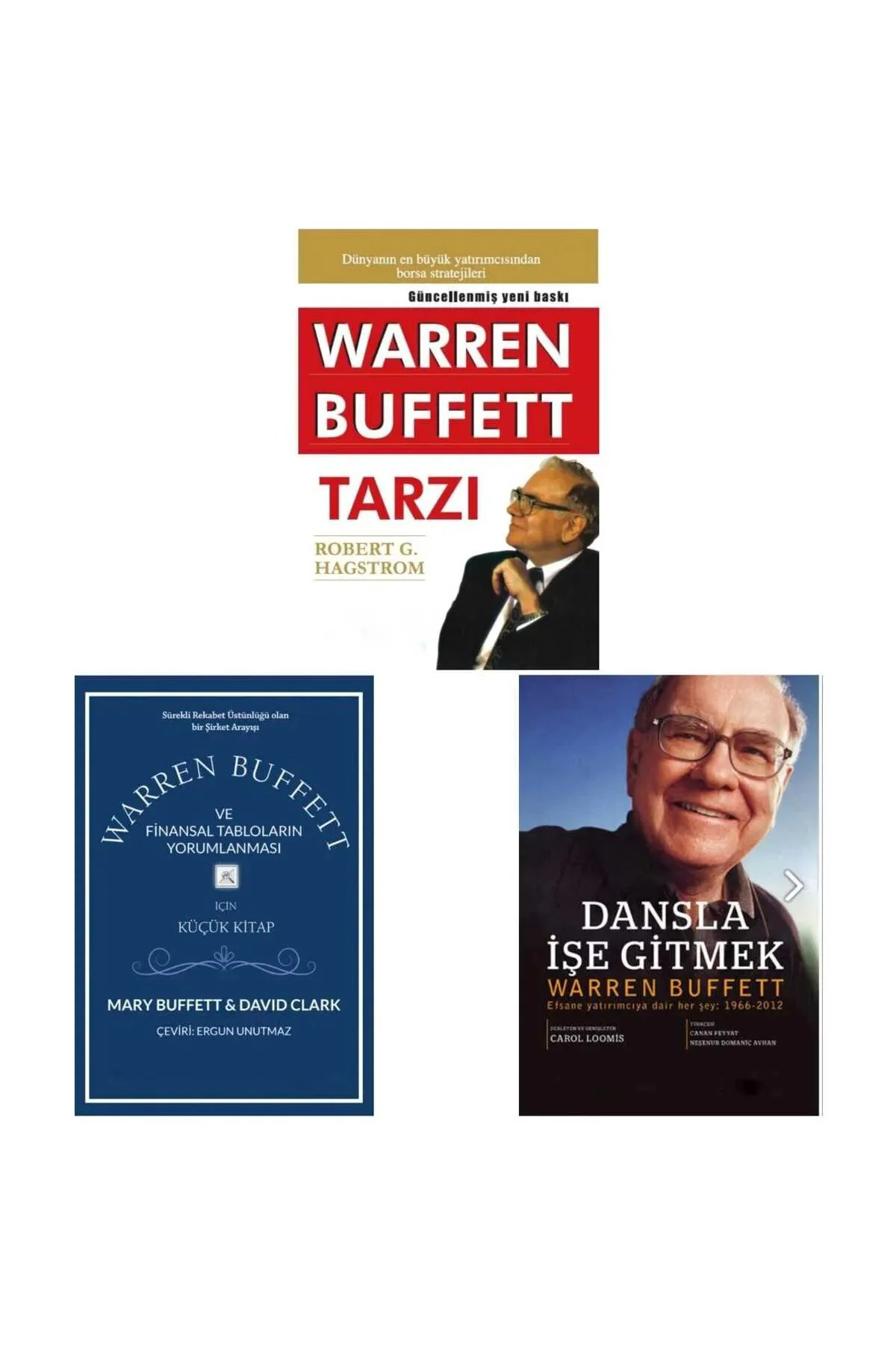 WARREN BUFFETT TARZI +DANSLA ISE GITMEK+ FINANSAL TAPLOLARIN YORUMLANMASI=3 SET Fiyatı, Yorumları ve Özellikleri