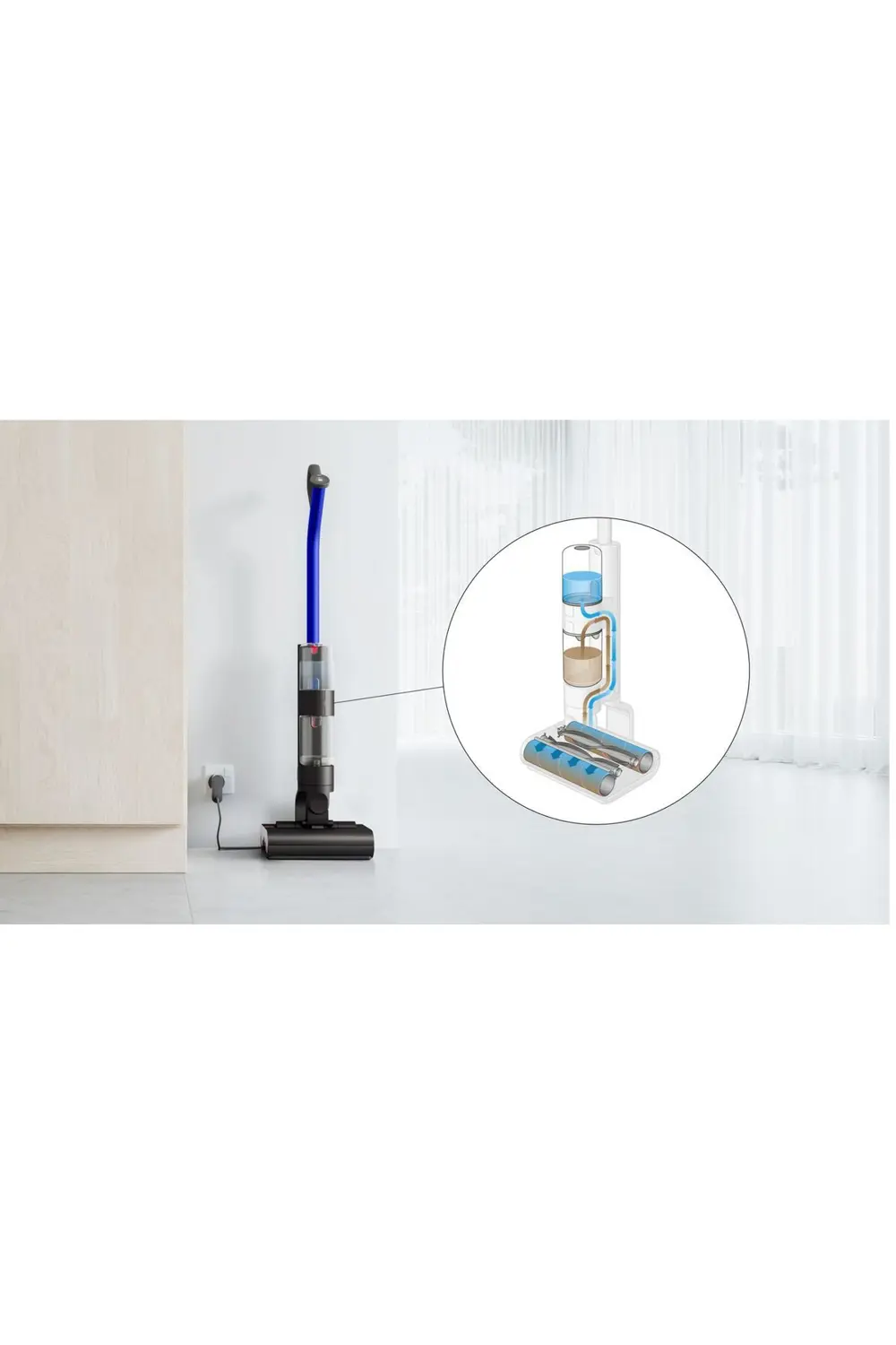 WashG1™ (Parlak Mavi / Mat Siyah) ıslak zemin temizleyici