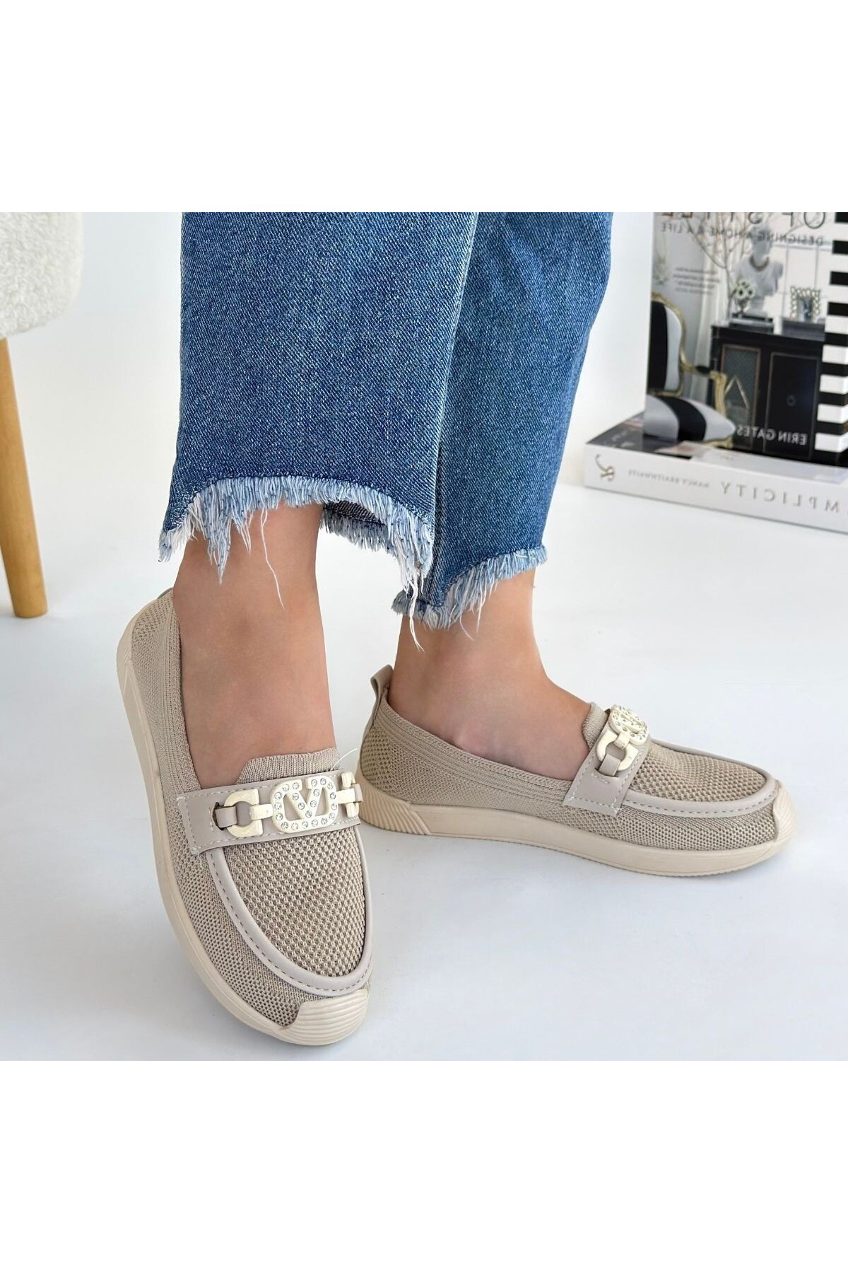 Wata Bej Triko Babet Ayakkabı - Lisinya