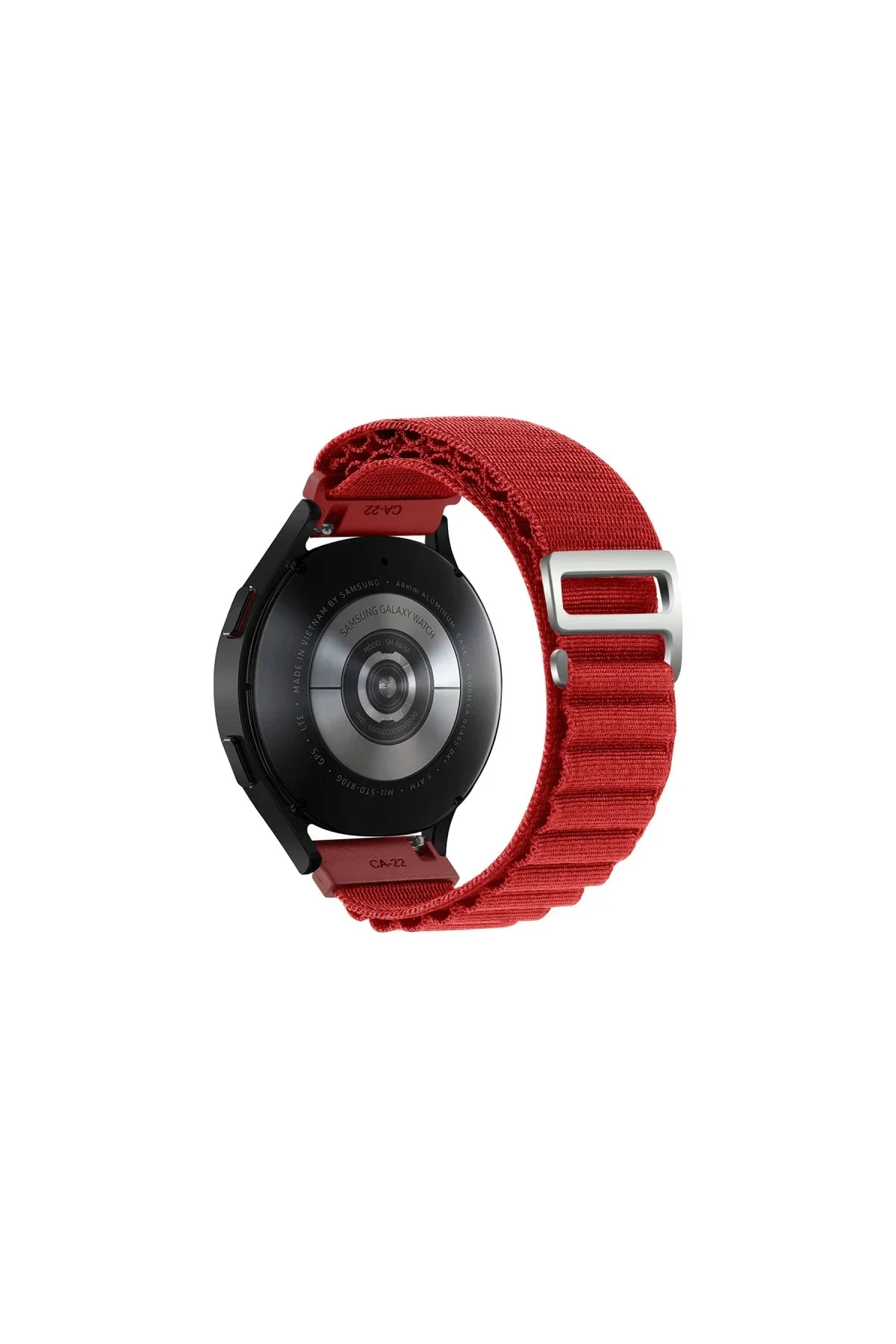 Watch 20mm KR410 Kumaş Kordon - Kırmızı Watch 20mm KR410 Kumaş Kordon - Kırmızı - Görsel 2
