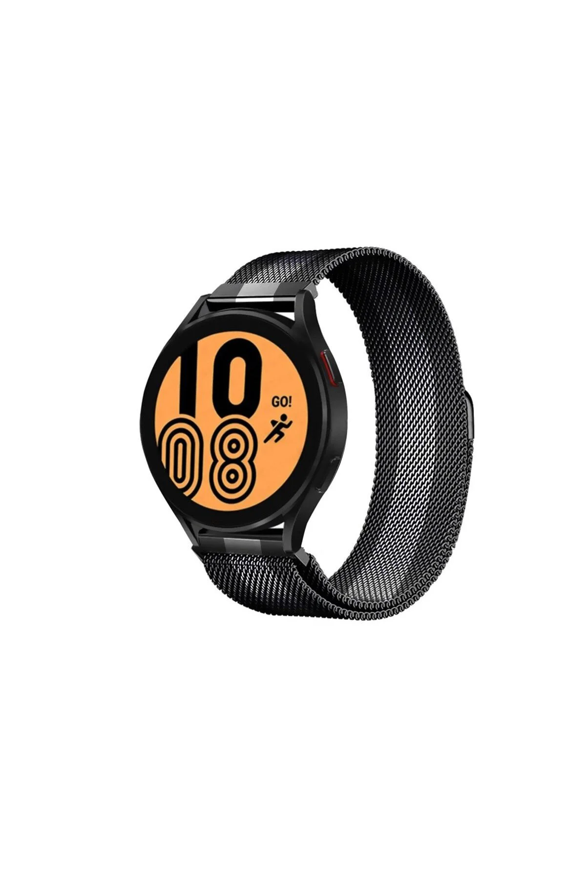 Watch 20Mm Metal Mıknatıslı Kordon - Siyah-Beyaz