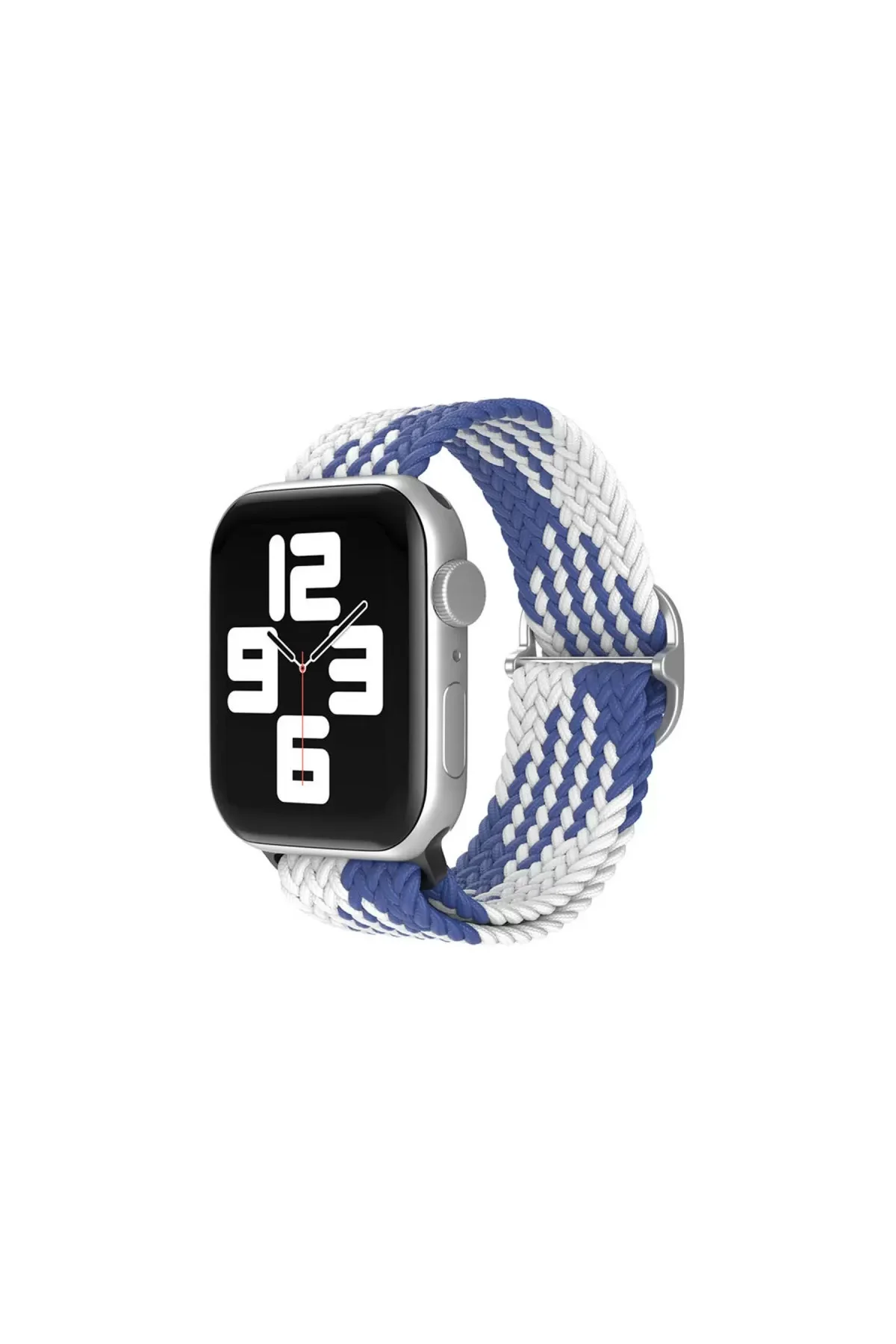 Watch 20mm Uyumlu Star Kordon - Mavi-Beyaz - Görsel 3