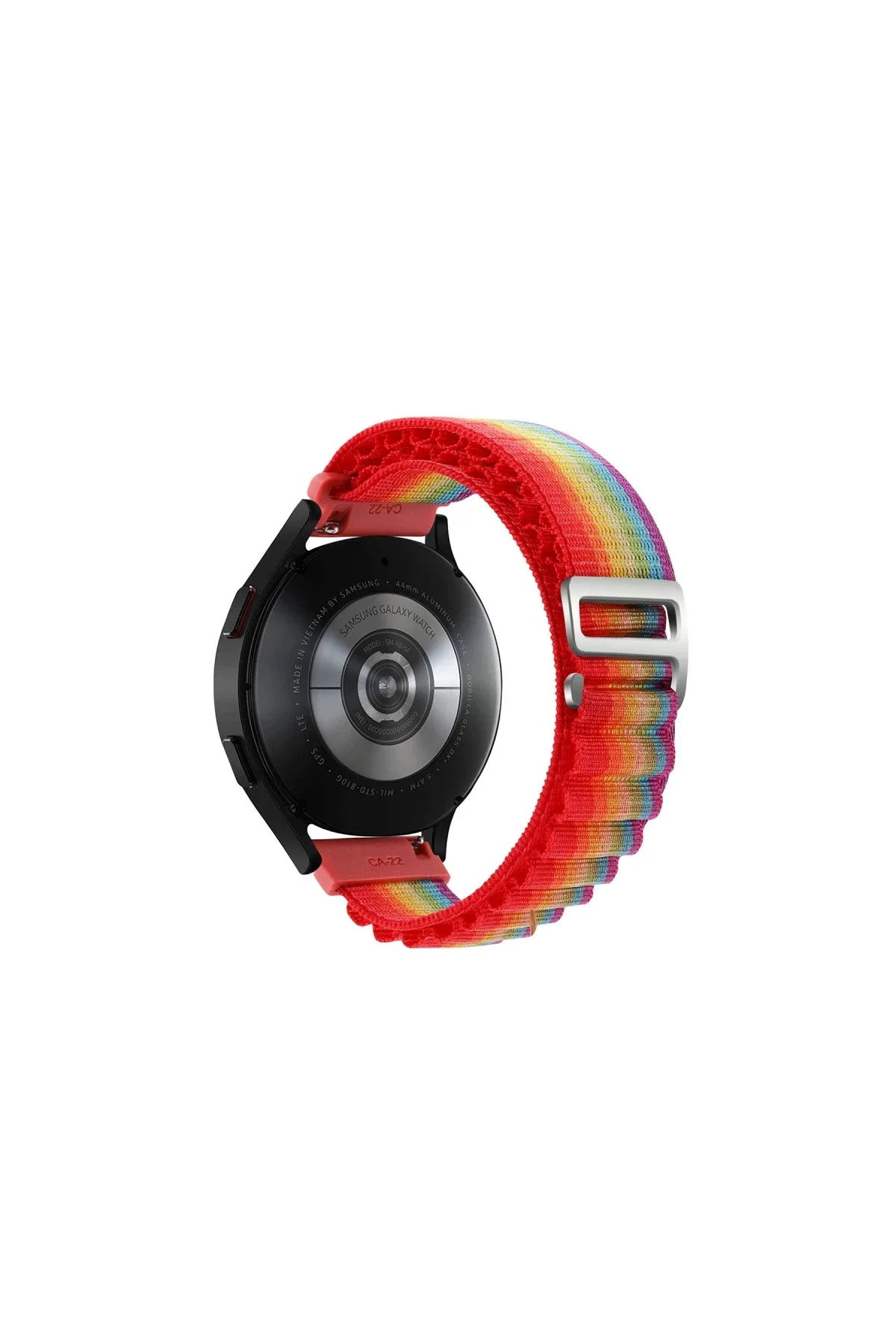 Watch 22mm KR410 Kumaş Kordon - Gökkuşağı 1 Watch 22mm KR410 Kumaş Kordon - Gökkuşağı 1 - Görsel 2