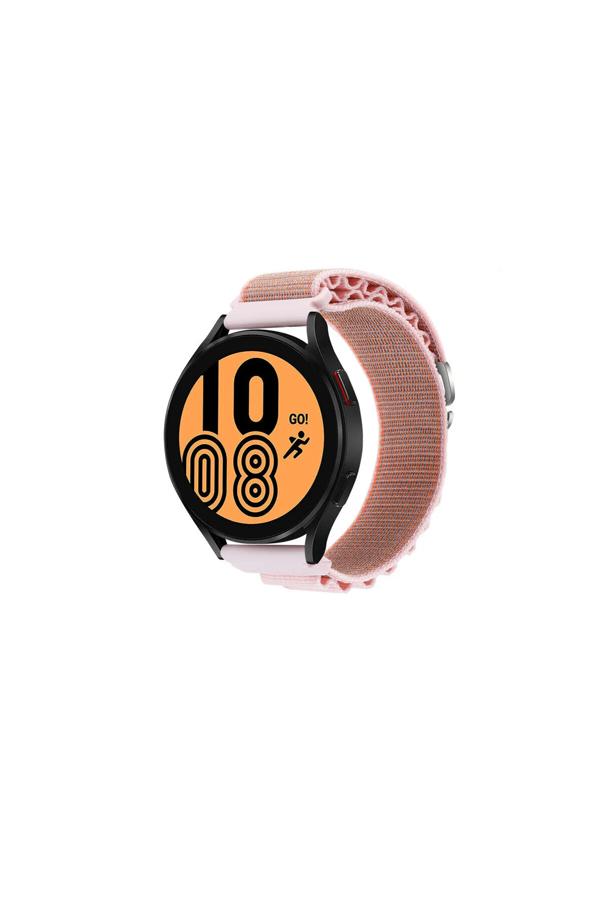 Watch 22mm KR410 Kumaş Kordon - Pembe - Görsel 4
