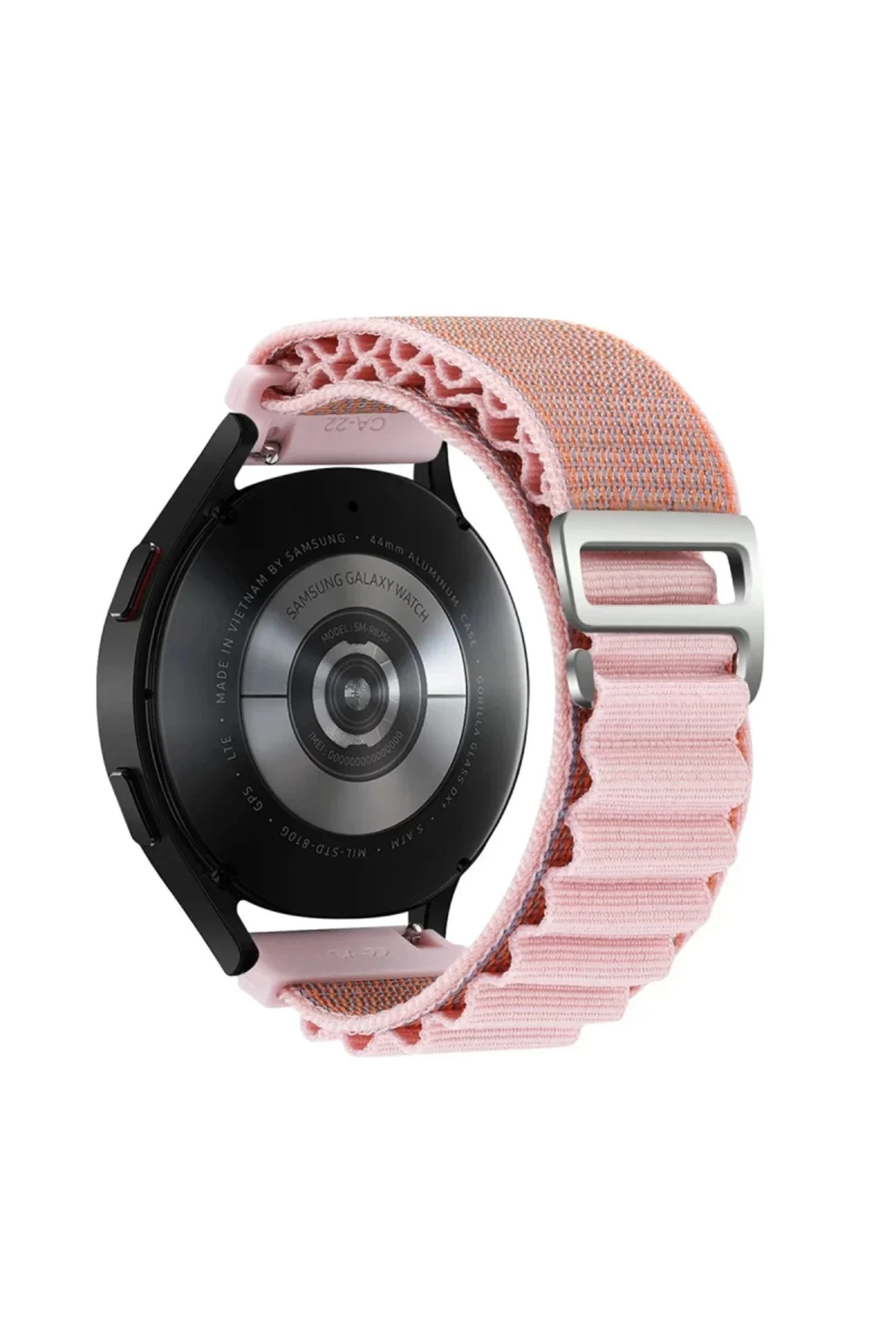 Watch 22mm KR410 Kumaş Kordon - Pembe - Görsel 2
